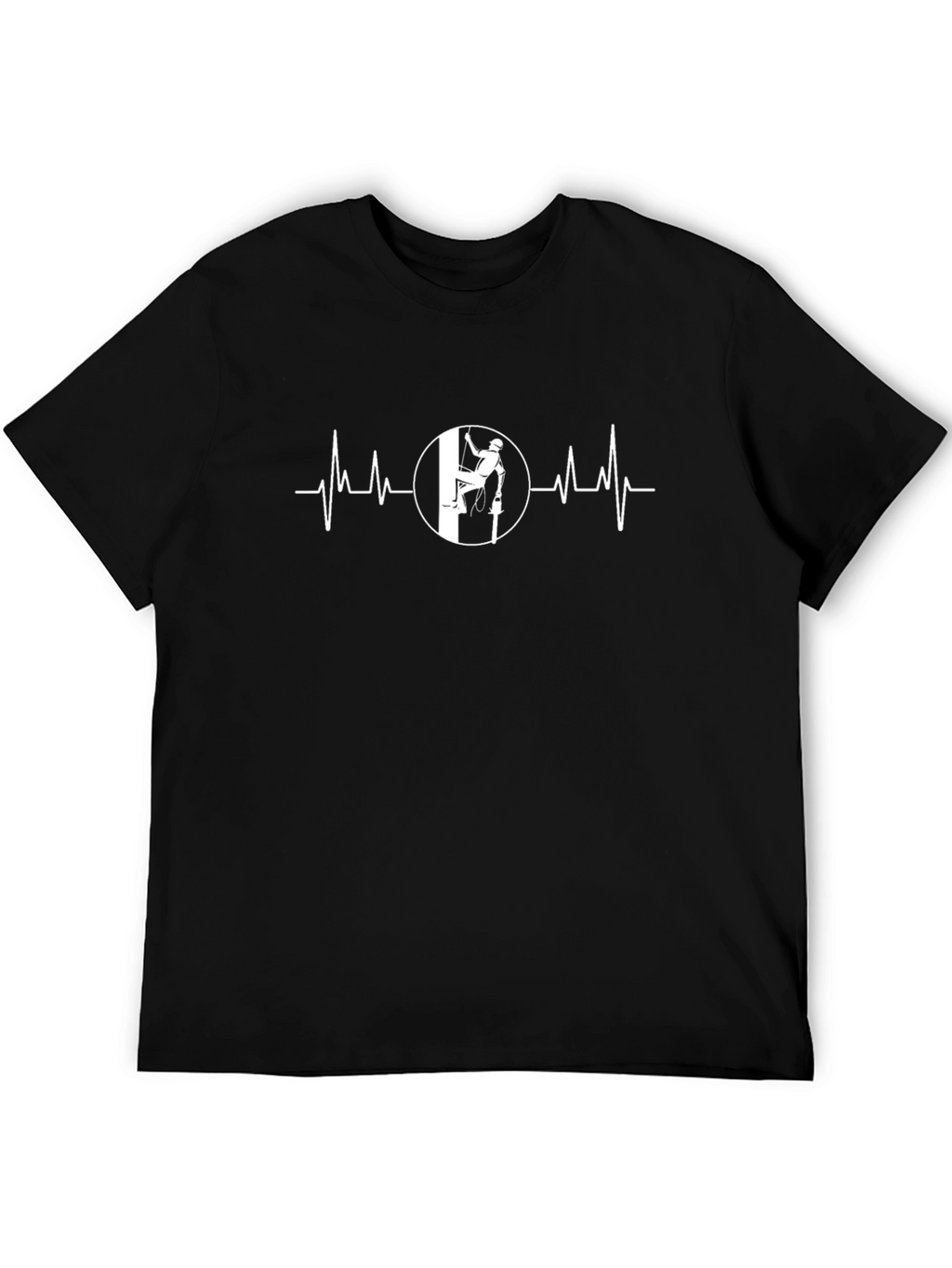 Arborist Heartbeat T-Shirt - Tree Climber