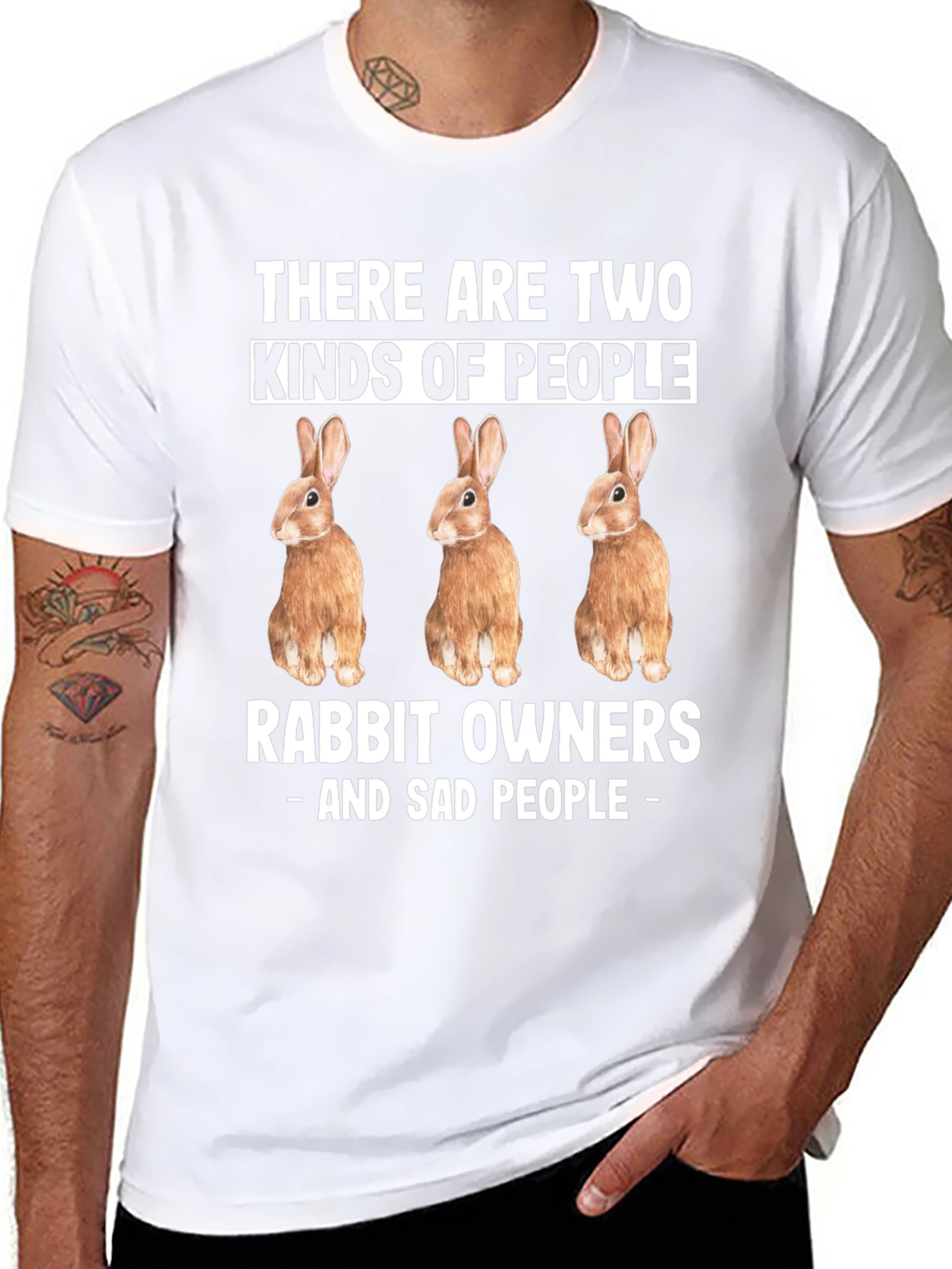 Rabbit Owners - T-Shirt Funny Novelty Tee