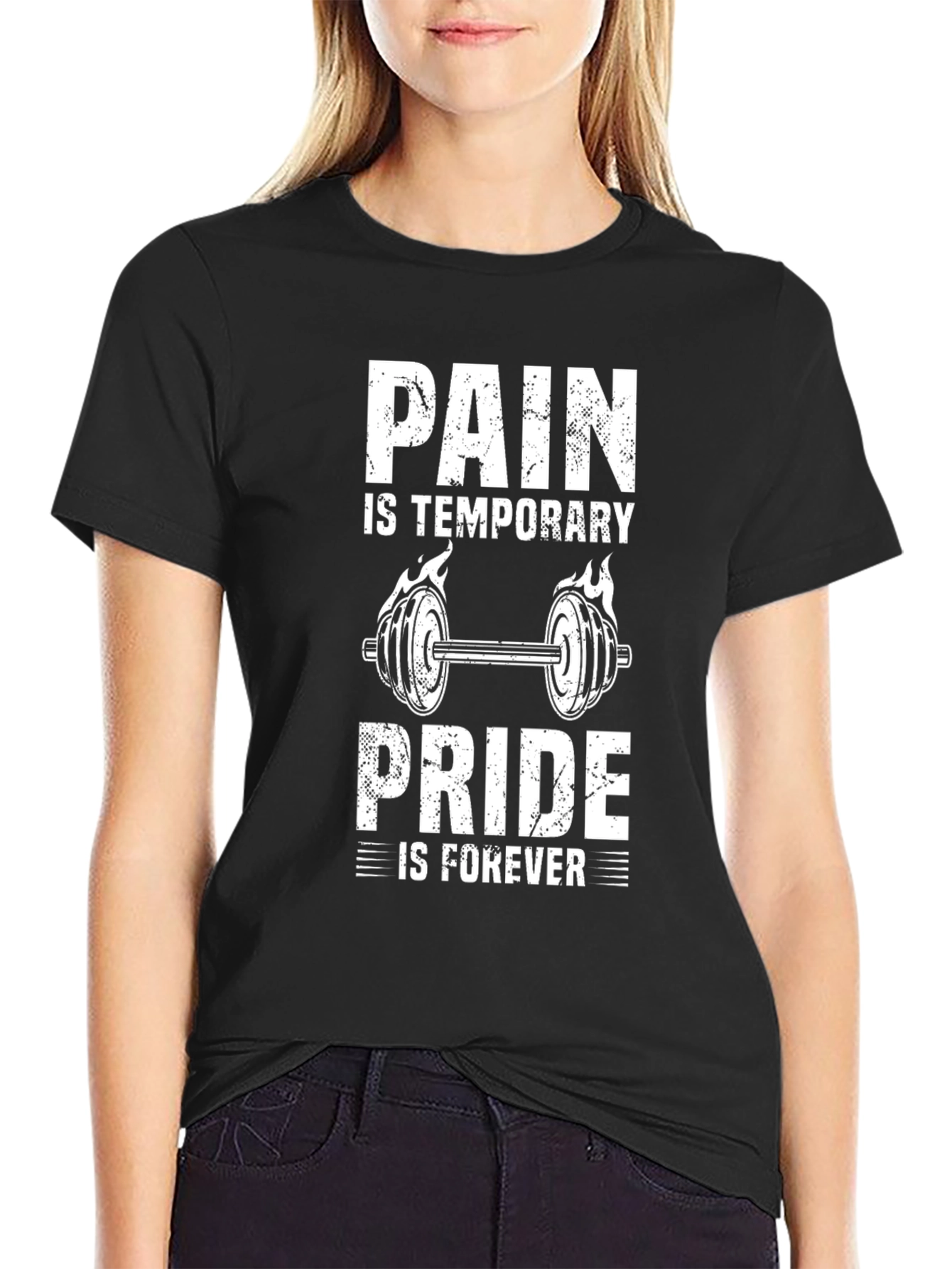 Pain Is Temporary Pride Is Forever Gym Workout T-Shirt