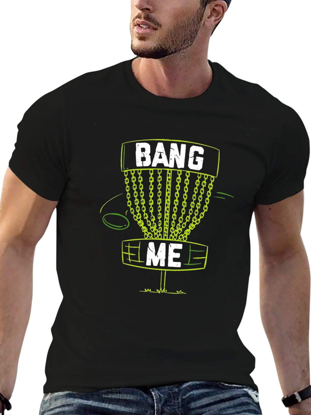 Bang Me Disc Golf T-Shirt Funny Golfing Tee