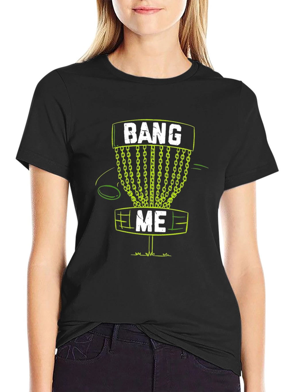 Bang Me Disc Golf T-Shirt Funny Golfing Tee