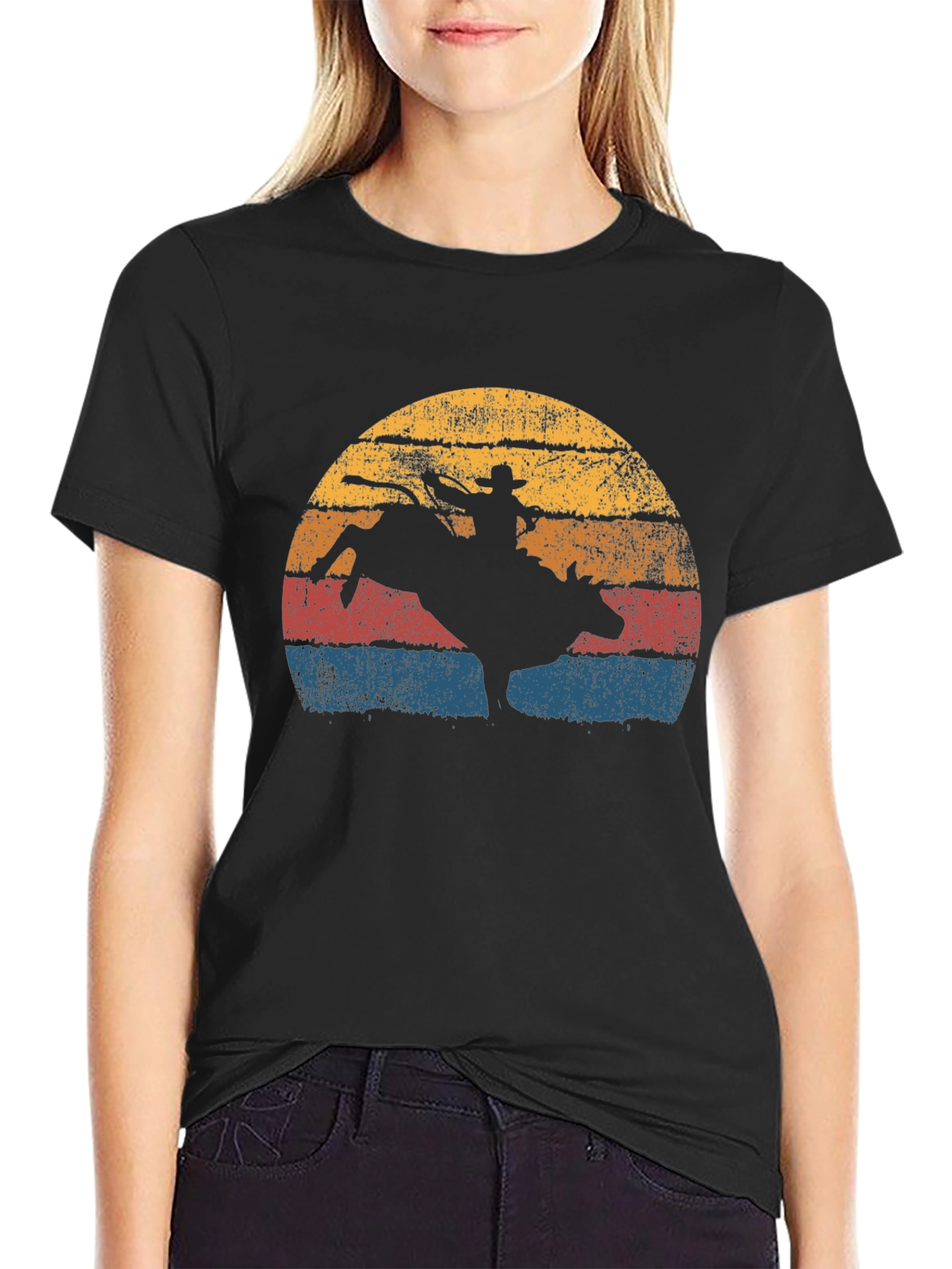 Vintage Rodeo Cowboy Graphic Tee