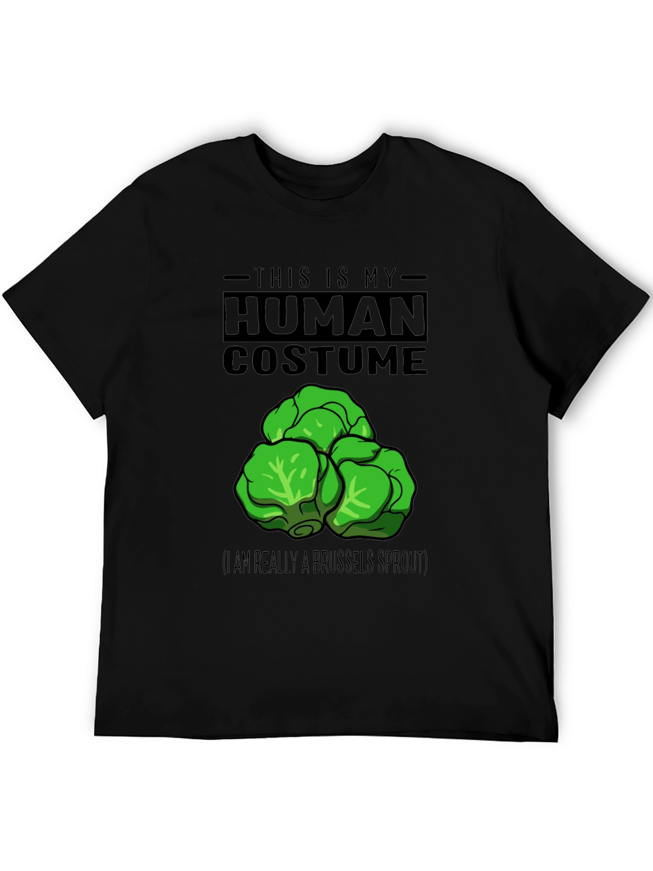 Human Costume Brussels Sprout Graphic T-Shirt