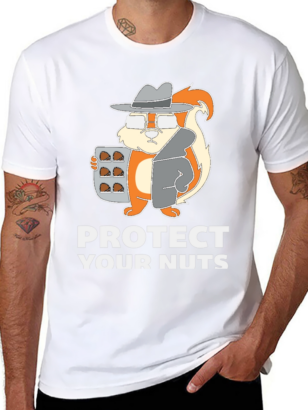 Protect Your Nuts Graphic T-Shirt