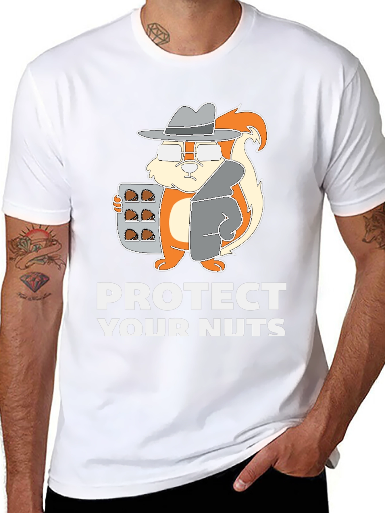Protect Your Nuts Graphic T-Shirt