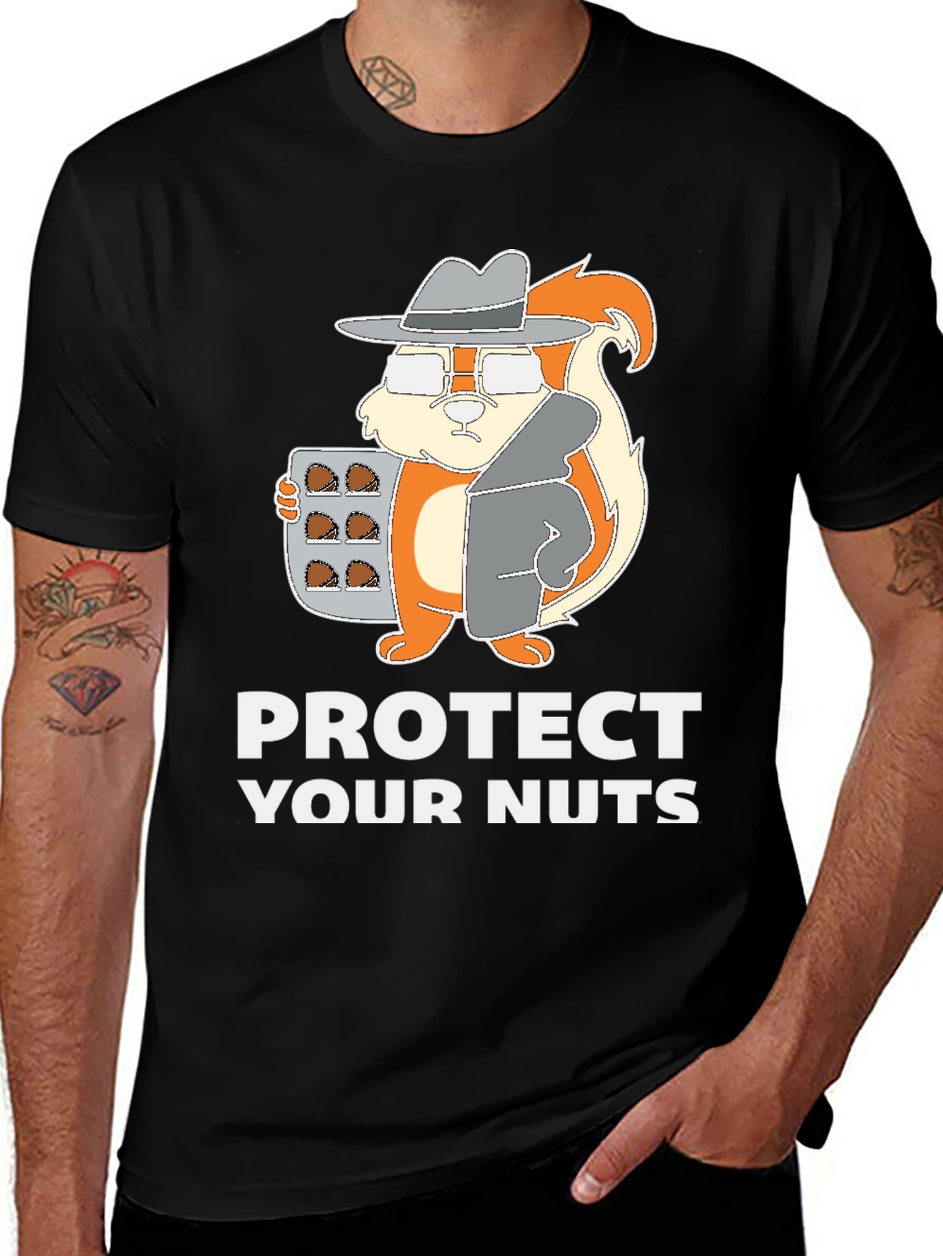 Protect Your Nuts Graphic T-Shirt