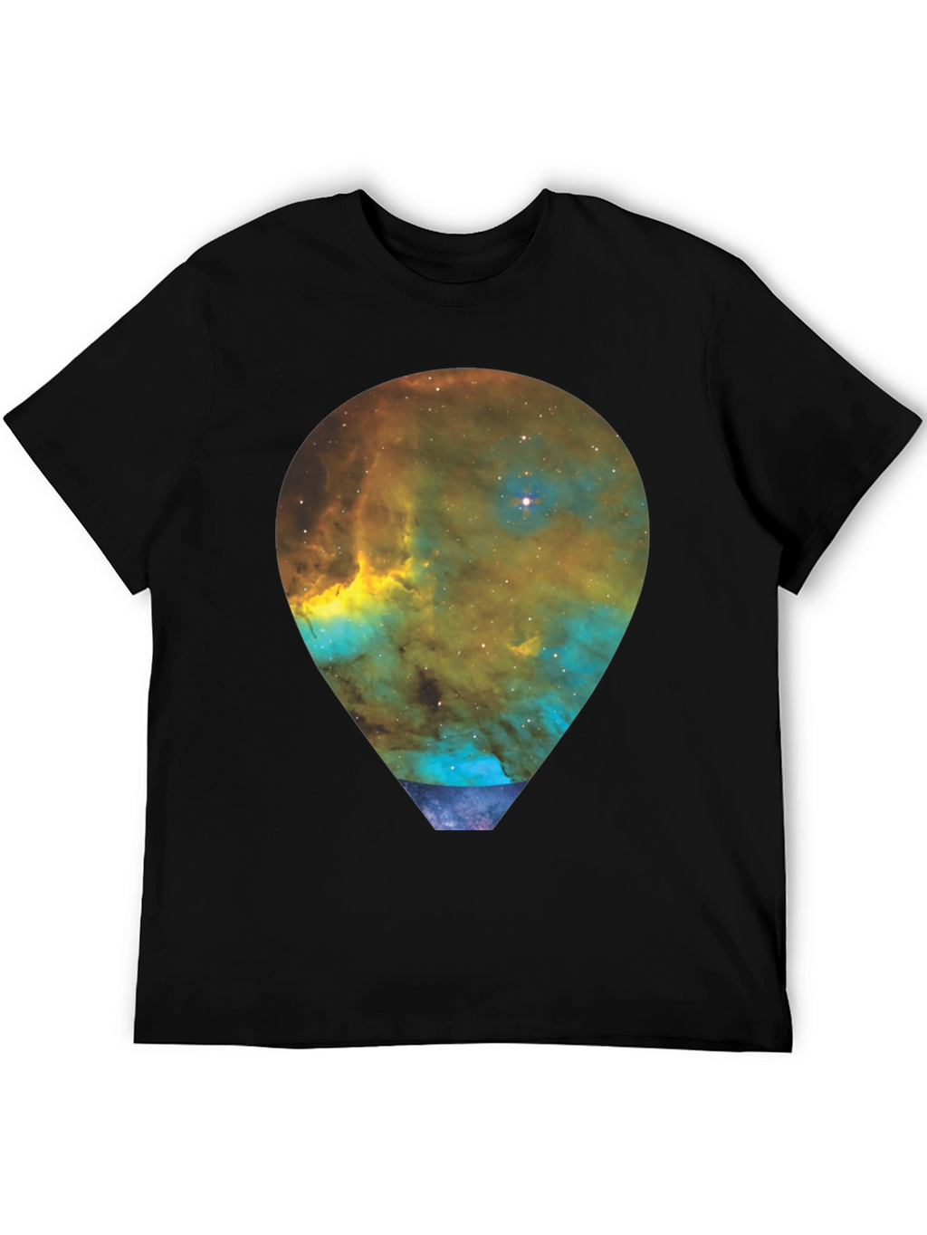 Nebula Hot Air Balloon Graphic T-Shirt