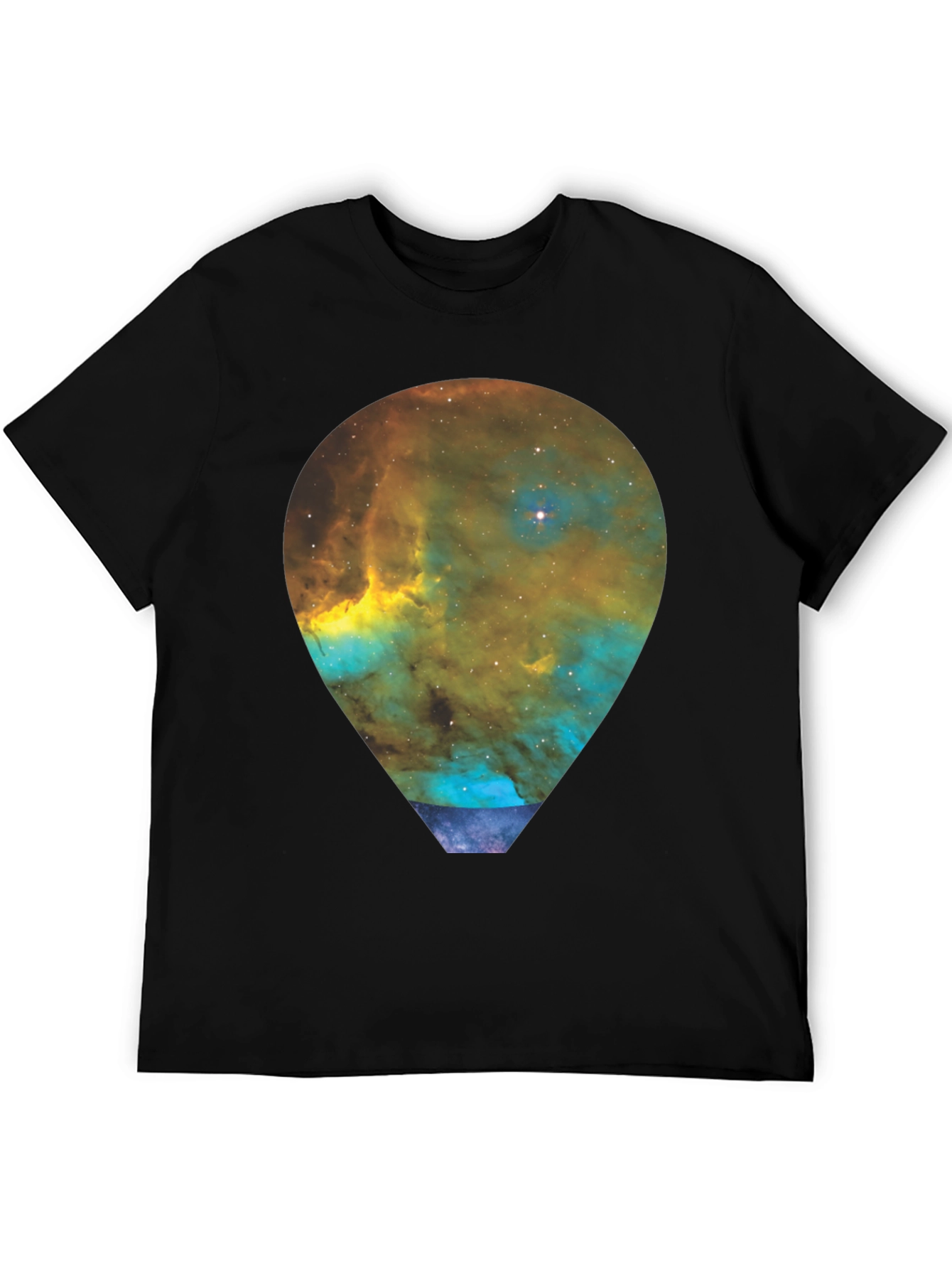 Nebula Hot Air Balloon Graphic T-Shirt