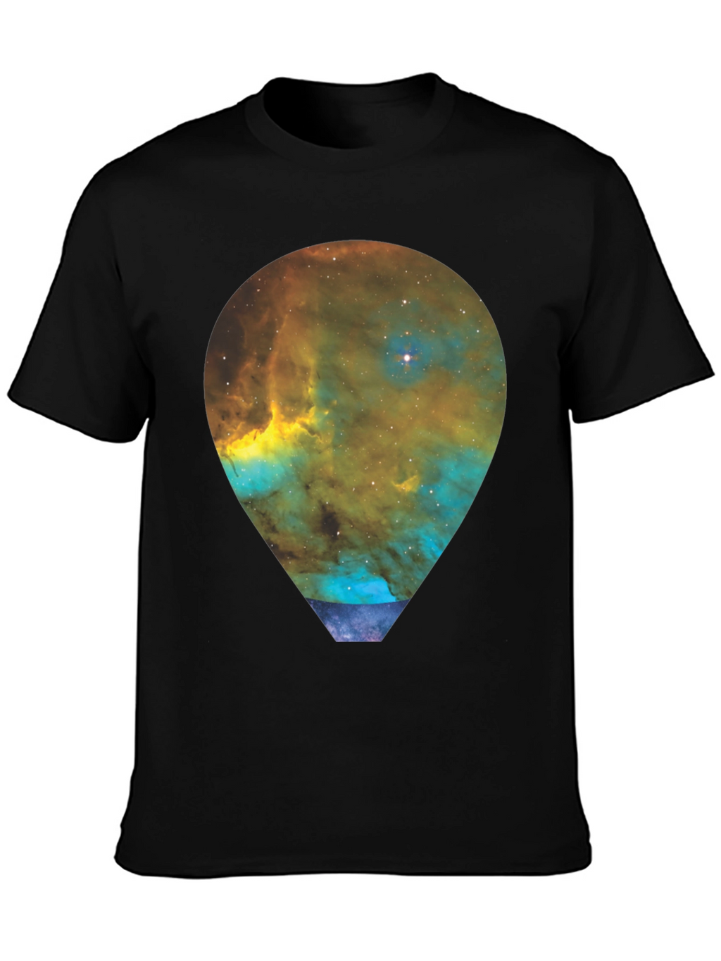 Nebula Hot Air Balloon Graphic T-Shirt