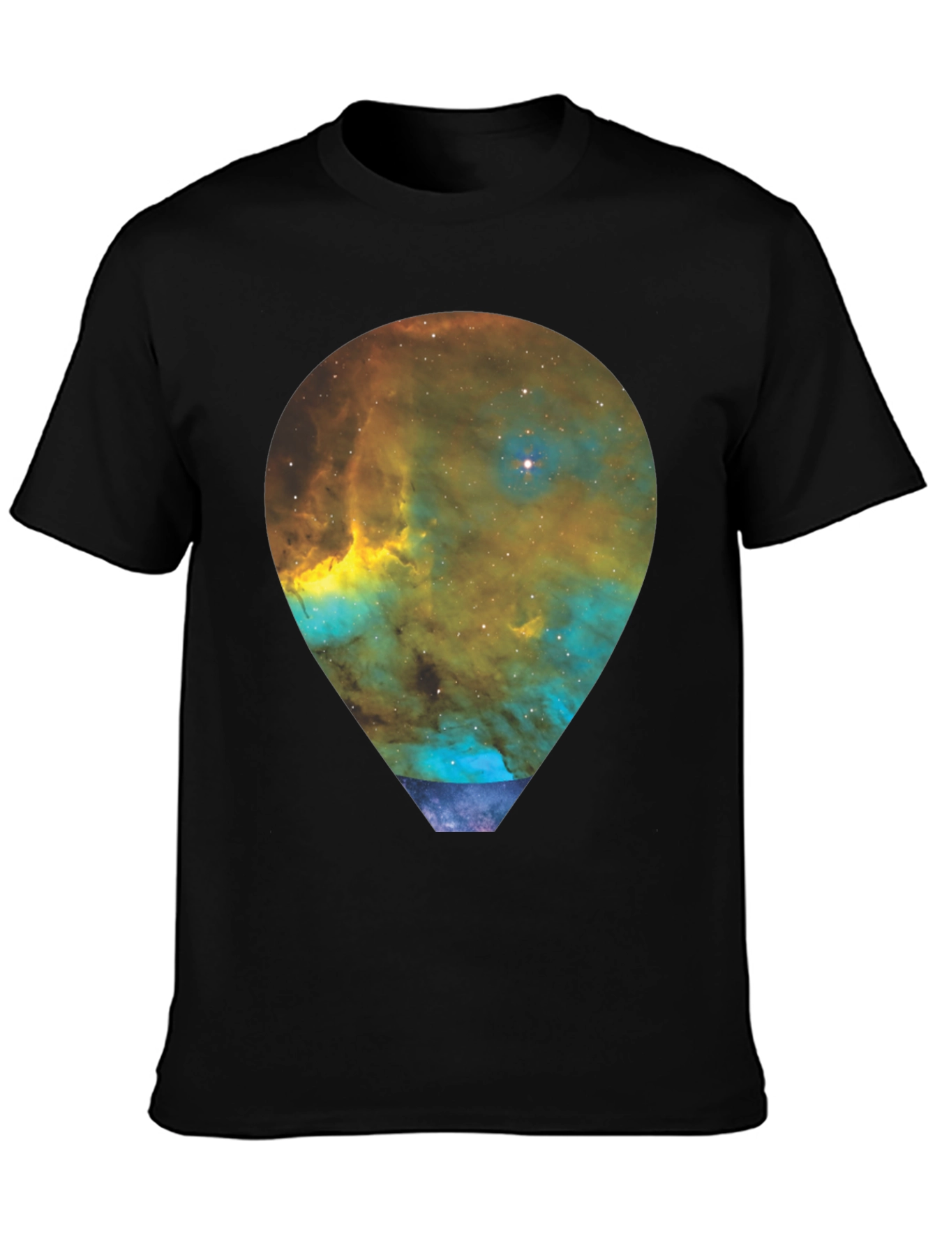 Nebula Hot Air Balloon Graphic T-Shirt