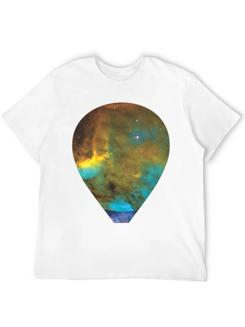 Nebula Hot Air Balloon Graphic T-Shirt