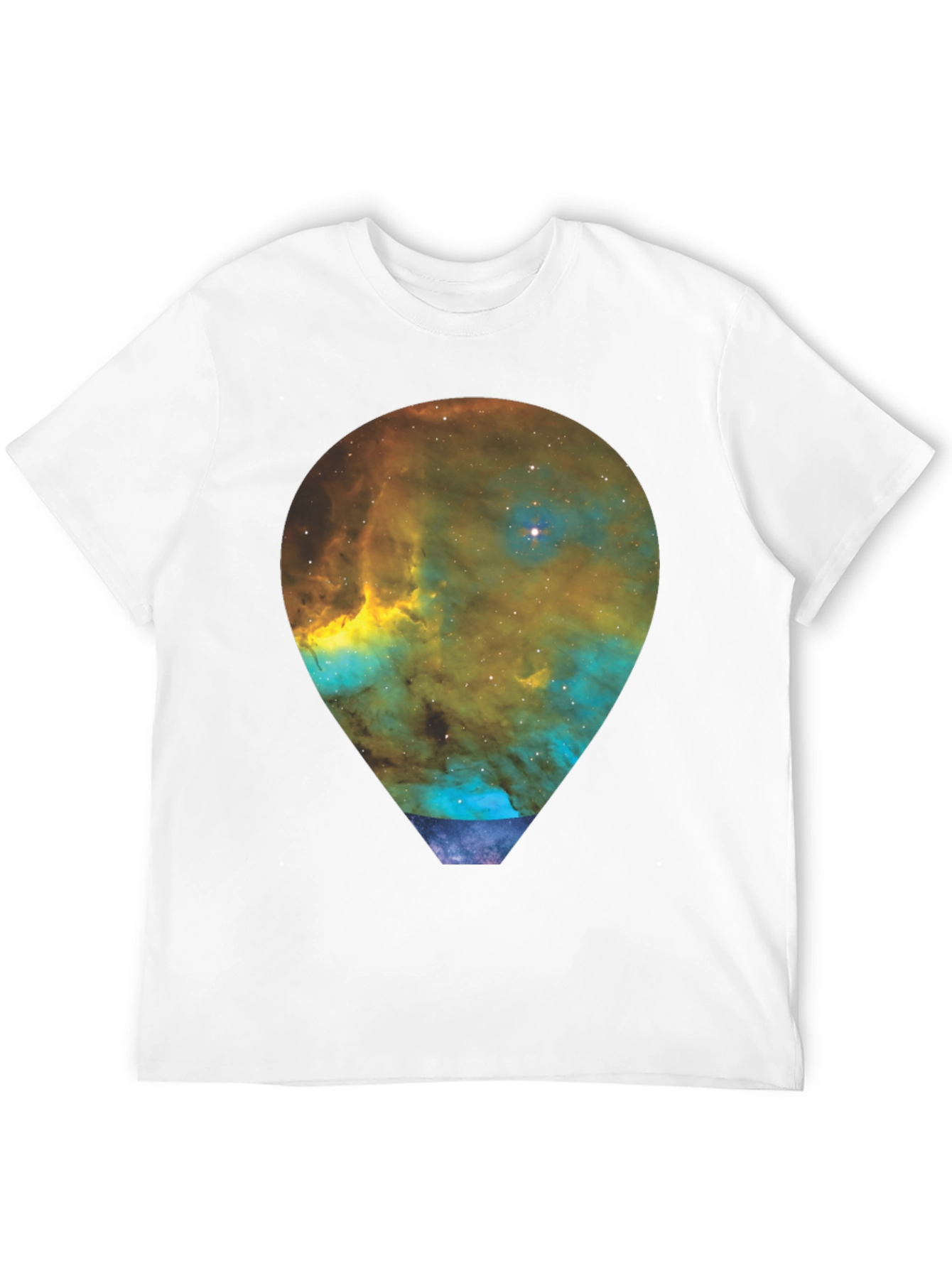 Nebula Hot Air Balloon Graphic T-Shirt