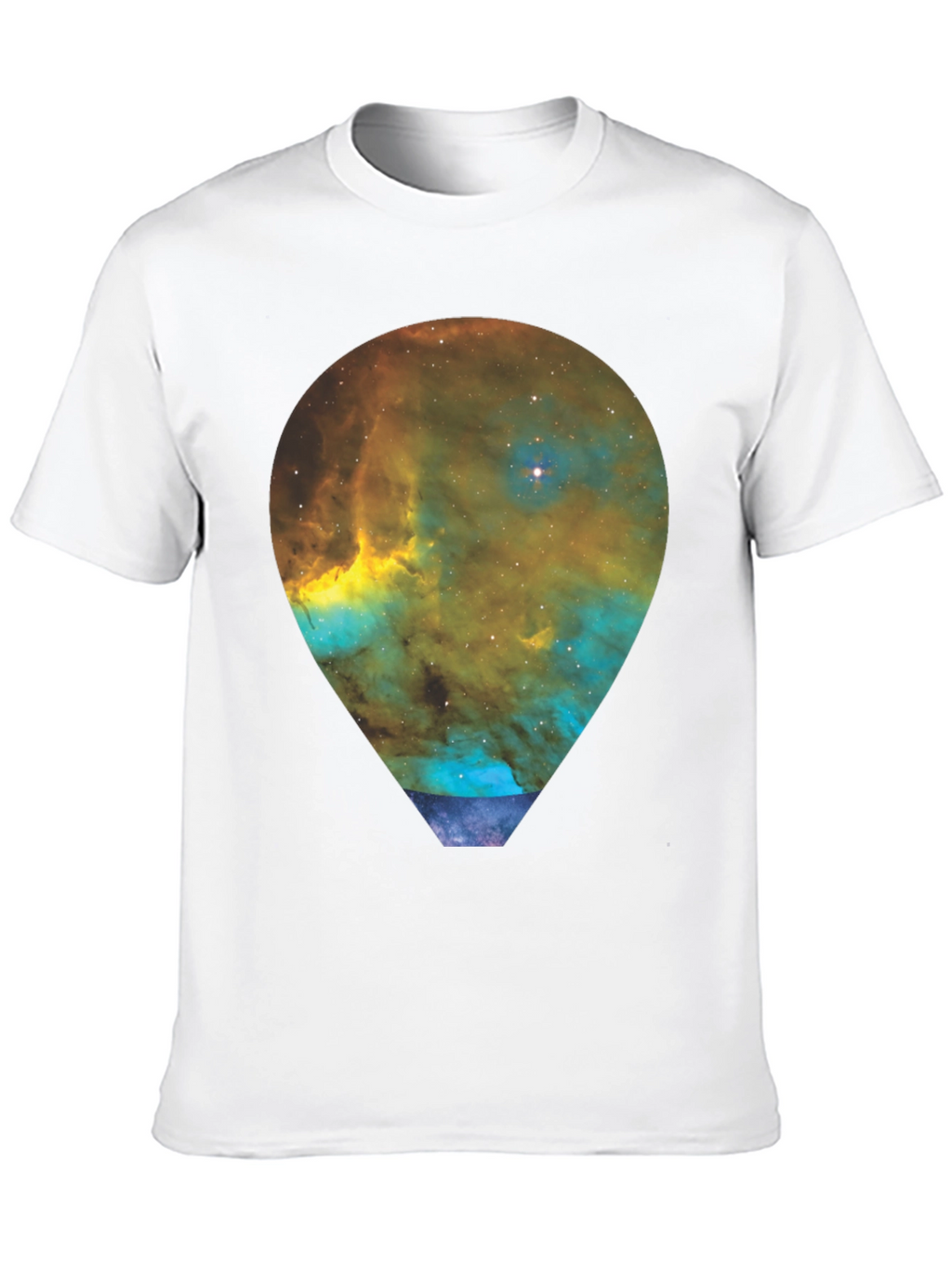Nebula Hot Air Balloon Graphic T-Shirt