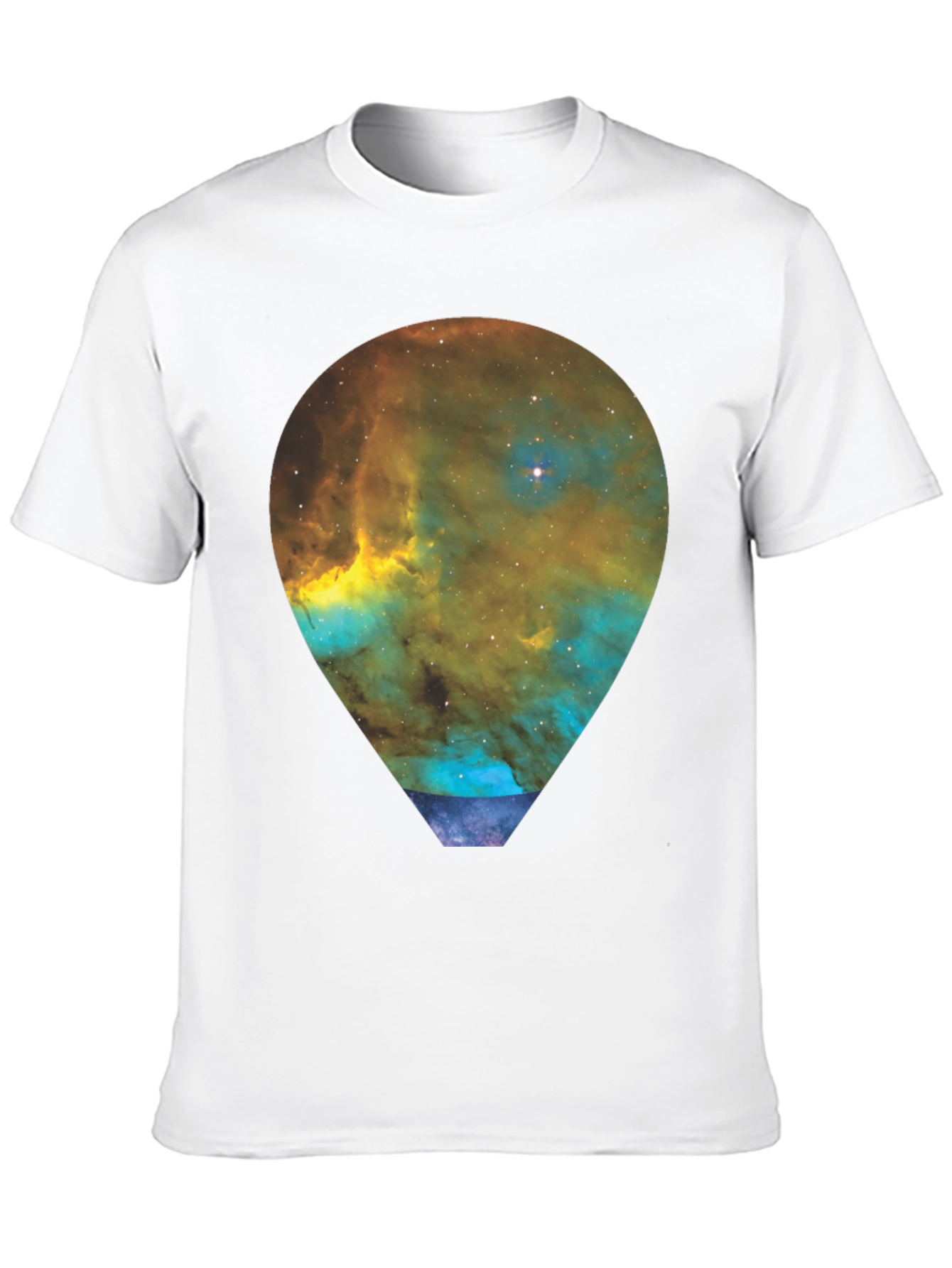 Nebula Hot Air Balloon Graphic T-Shirt
