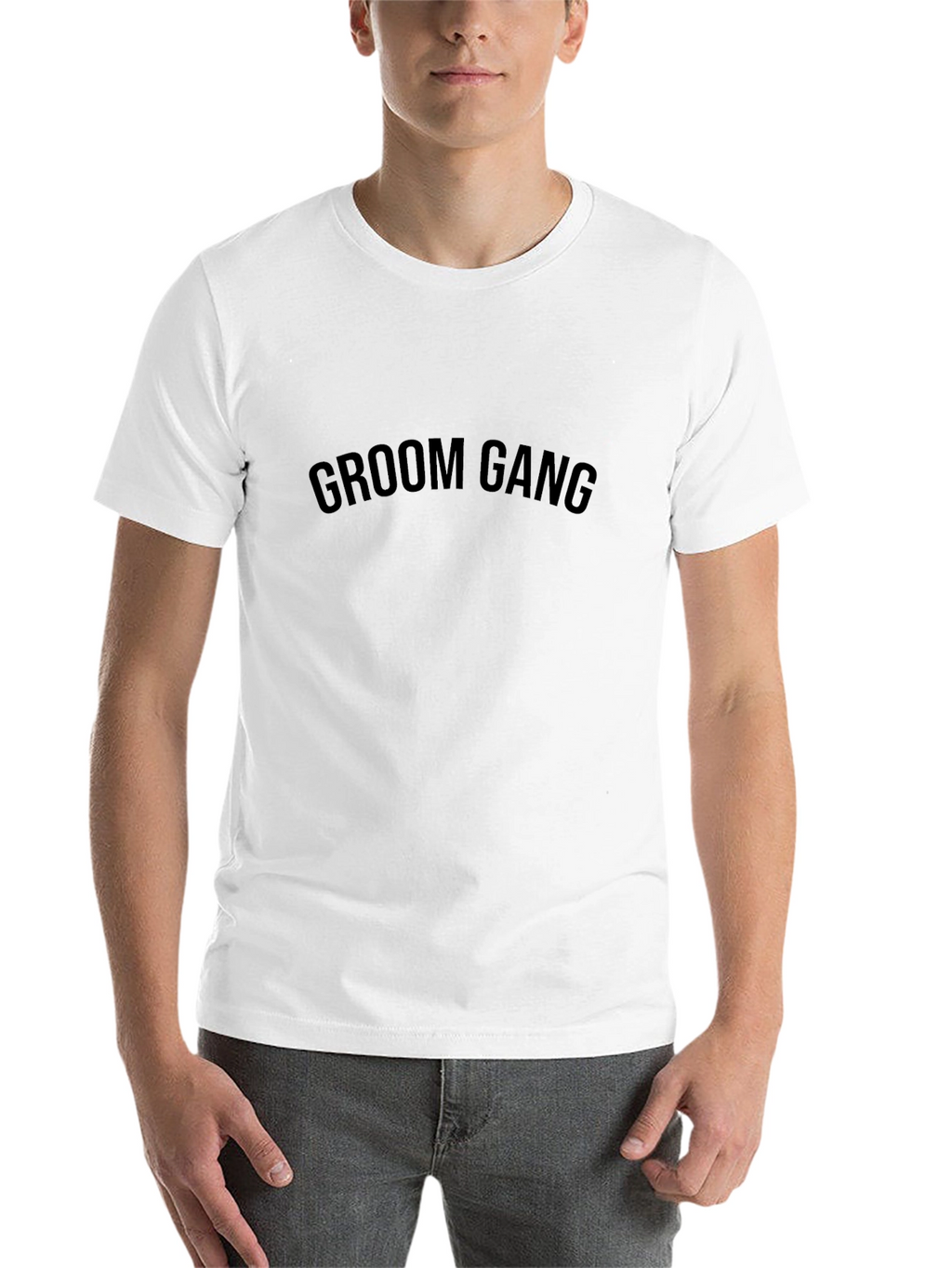 Groom Gang Crew Neck T-Shirt - Black