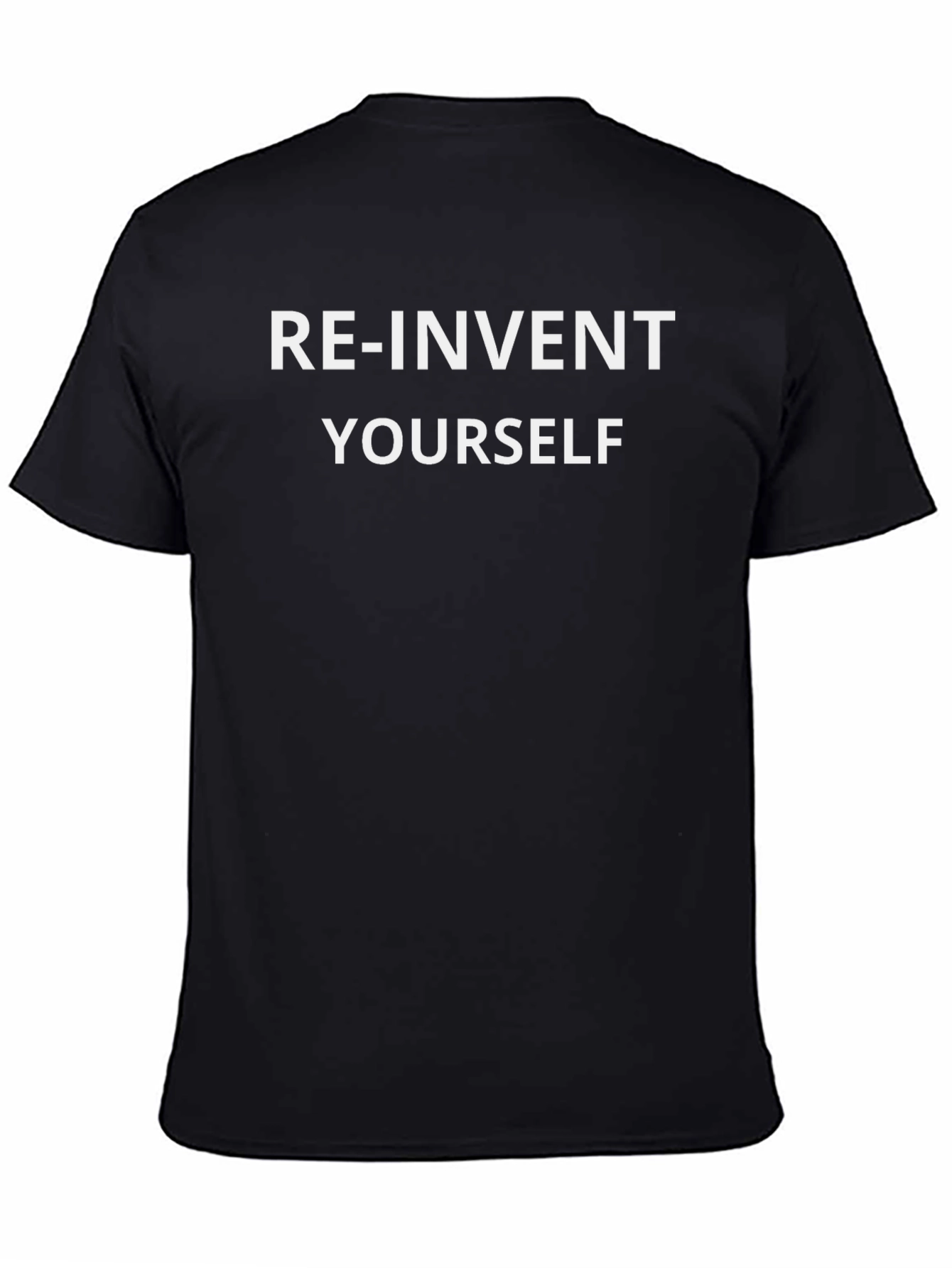 Re-Invent Yourself Graphic Tee - Black T-Shirt