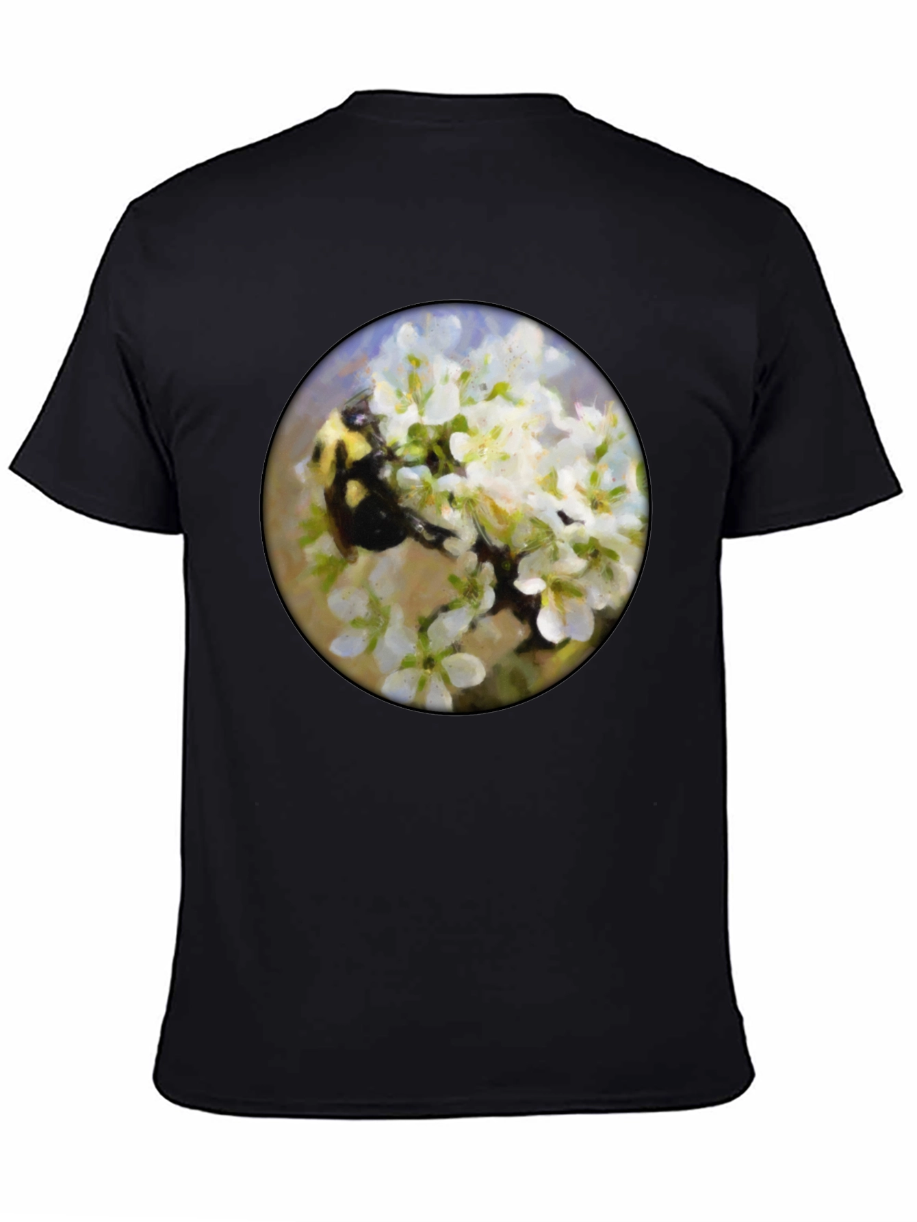 Bumble Bee Floral T-Shirt - Nature Lover Tee