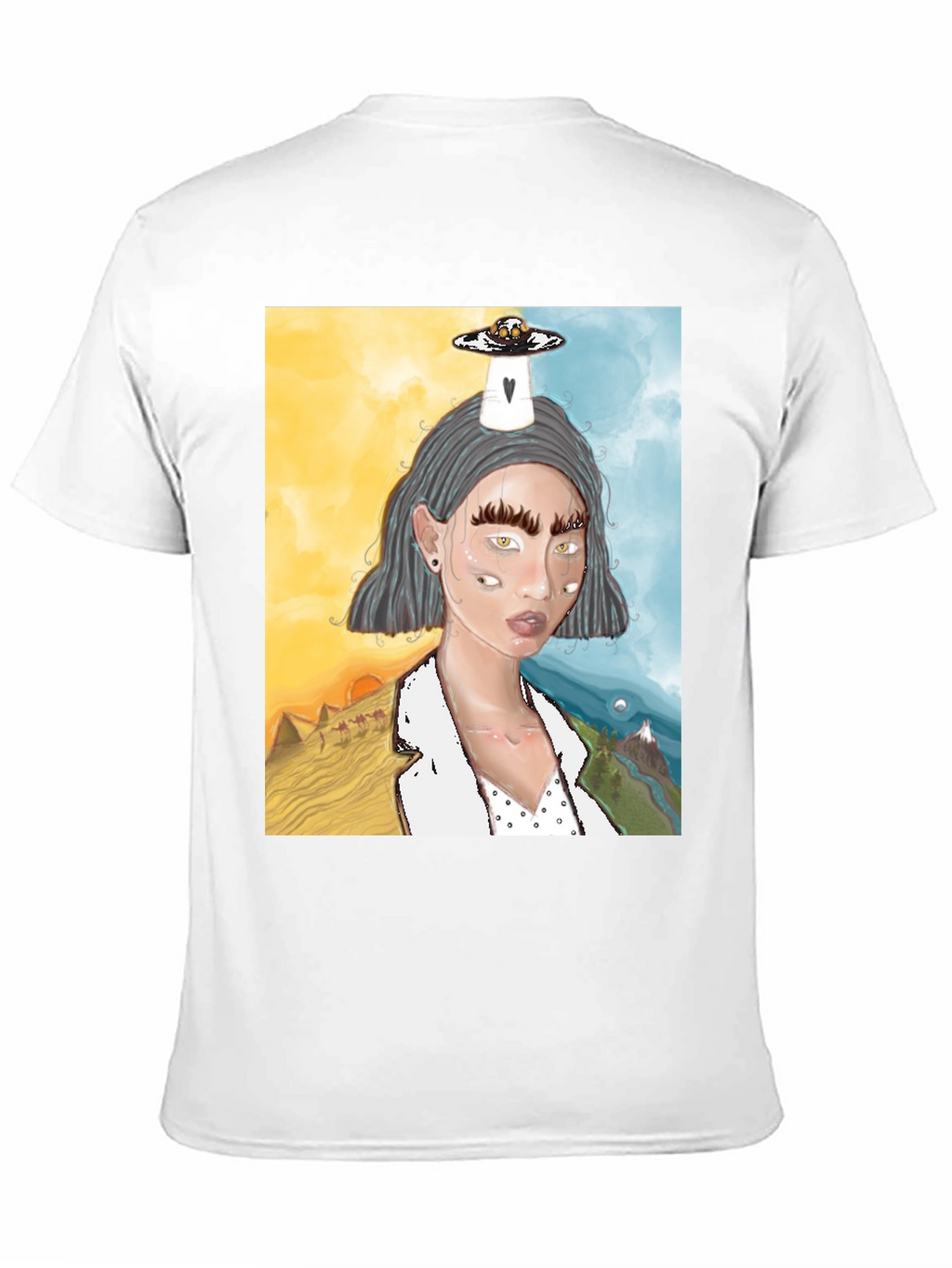 Surreal Dreamscape Graphic Tee - Unique Design