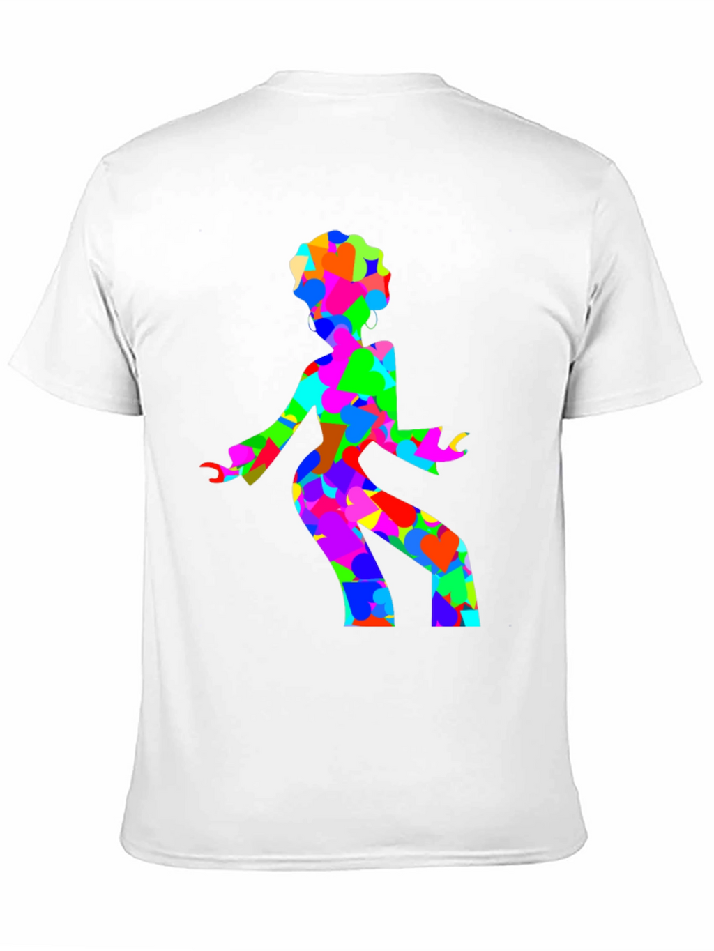Groovy Disco Lady Black T-Shirt