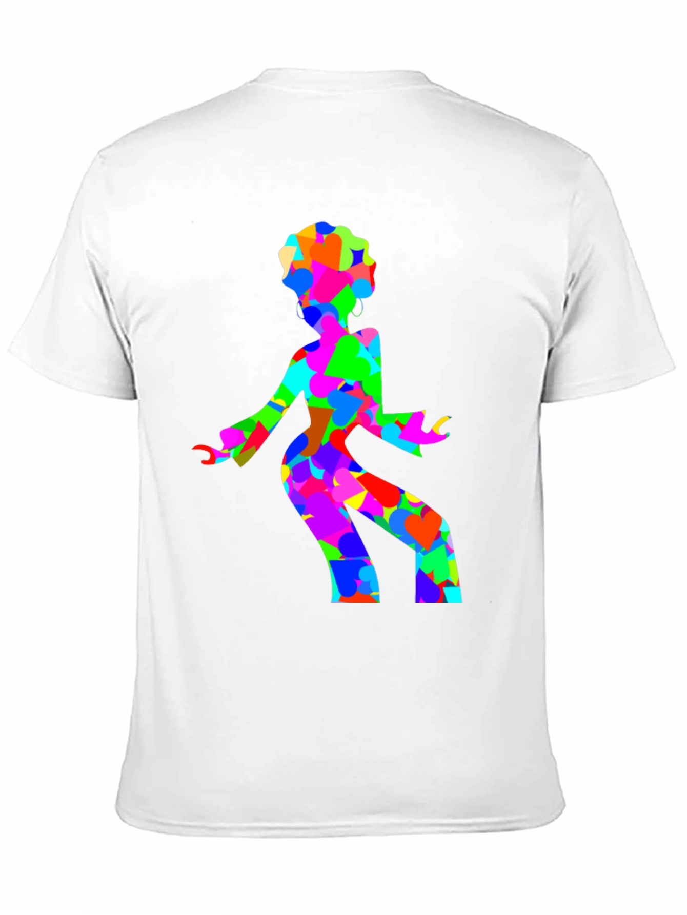 Groovy Disco Lady Black T-Shirt