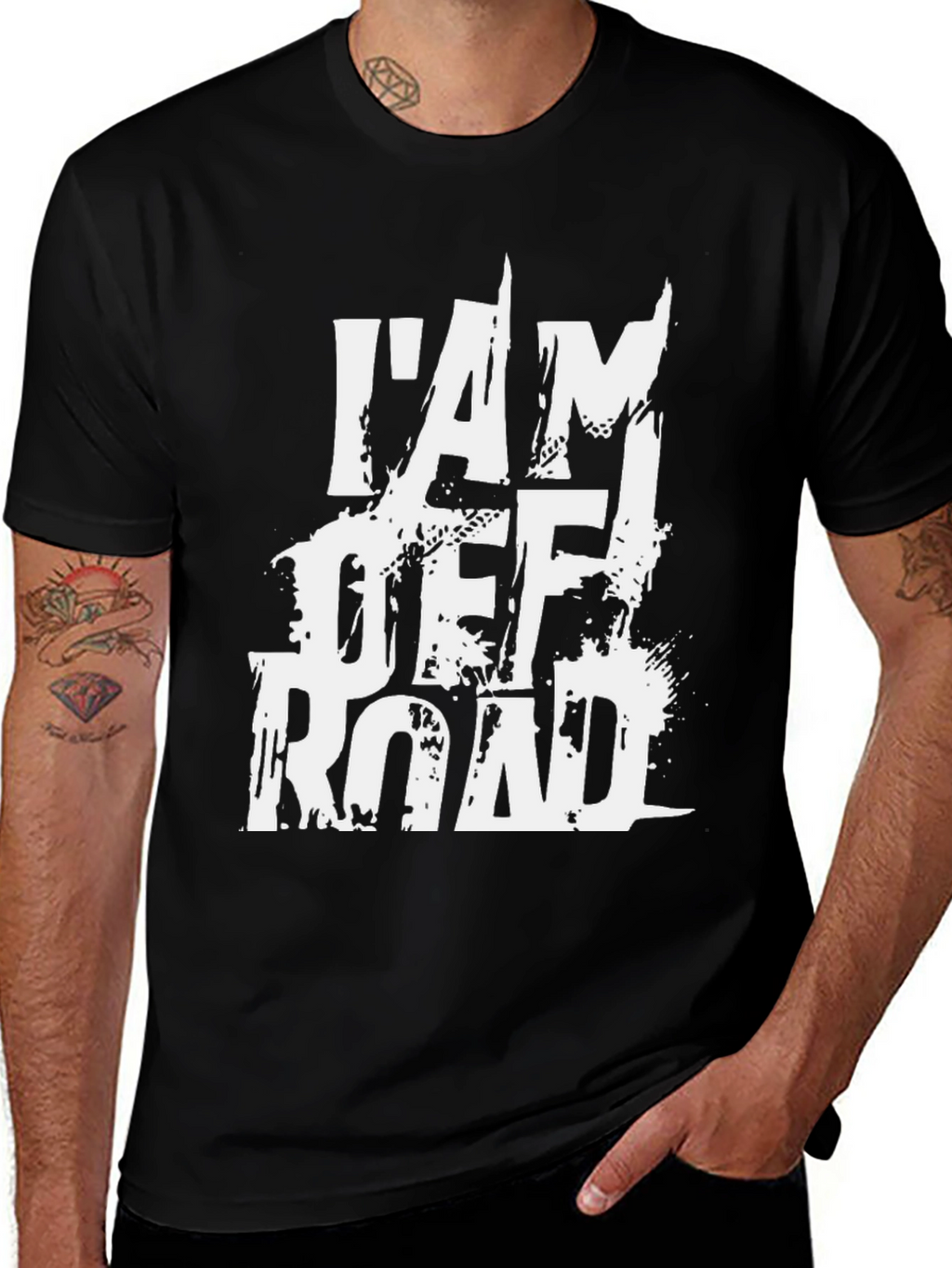 Im Off Road Graphic Tee - Black