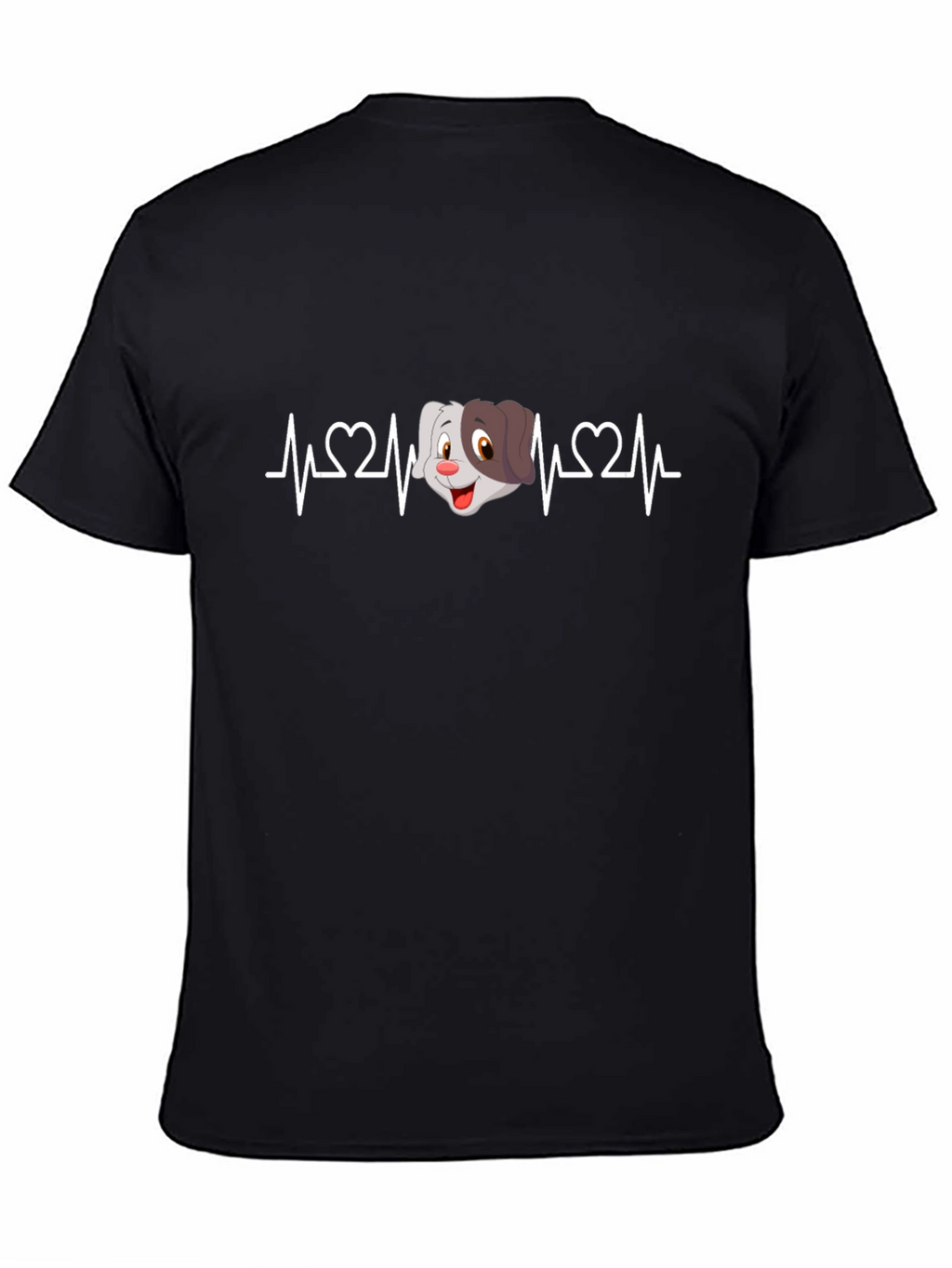 Dog Heartbeat T-Shirt - Cute Cartoon Pet Tee