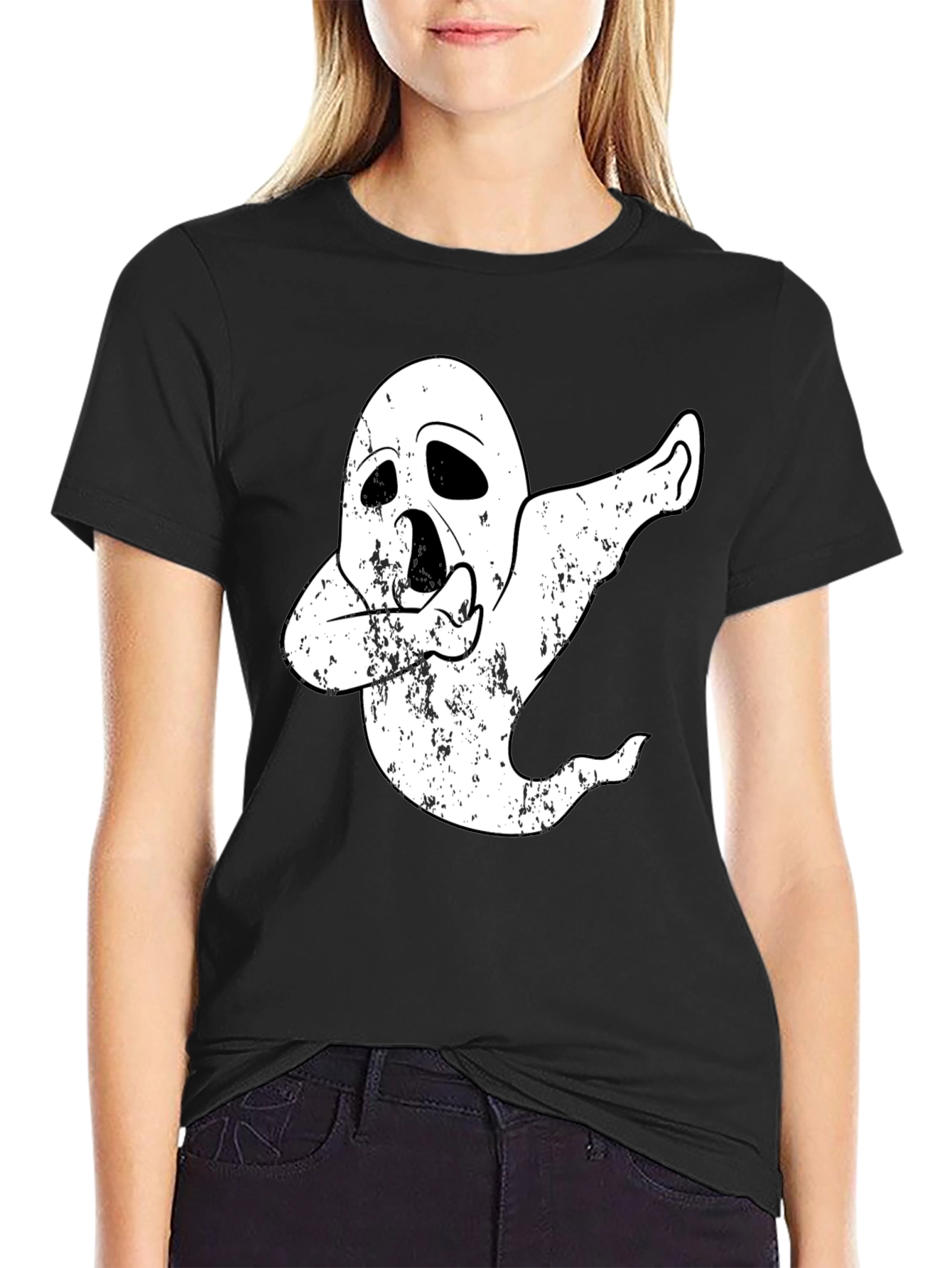 Dabbing Ghost T-Shirt - Halloween Costume Tee