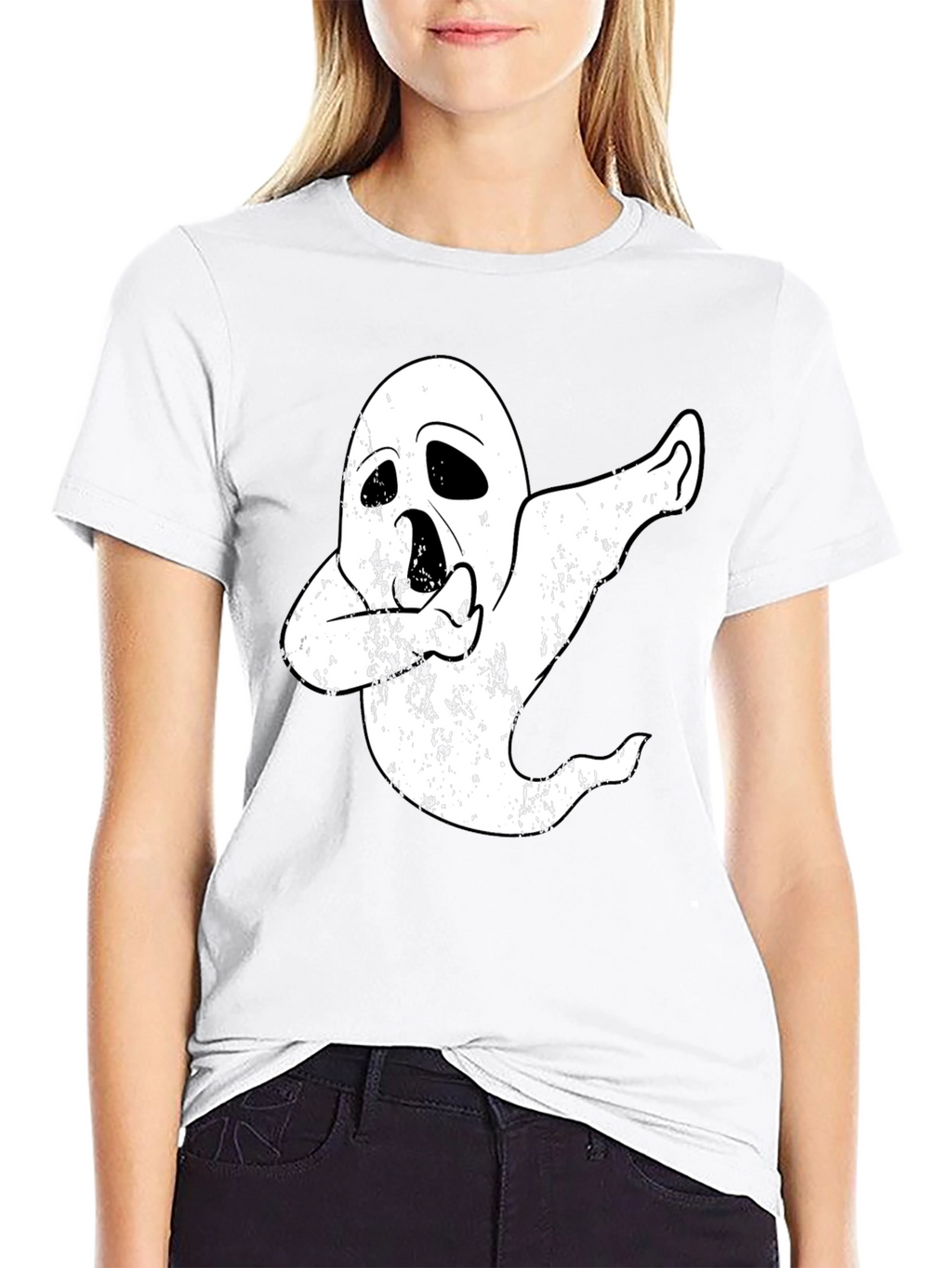 Dabbing Ghost T-Shirt - Halloween Costume Tee