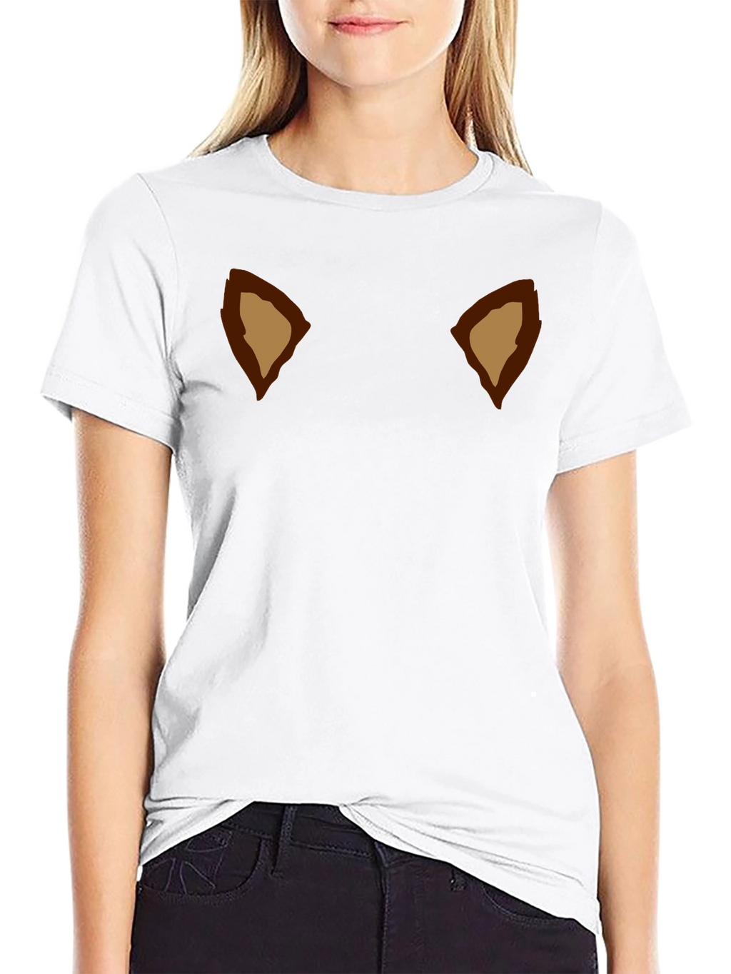 Bear Ears Graphic Black T-Shirt
