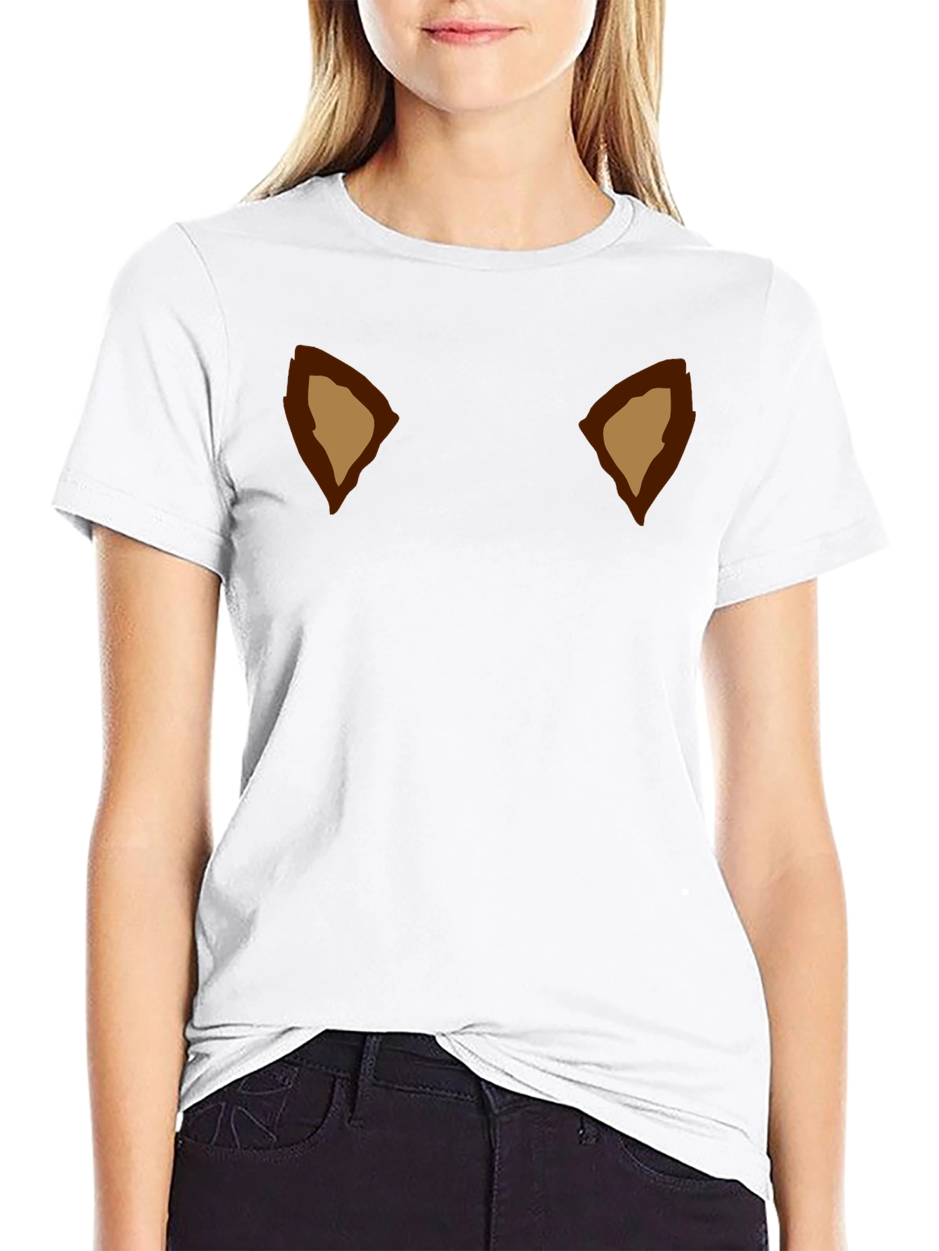 Bear Ears Graphic Black T-Shirt