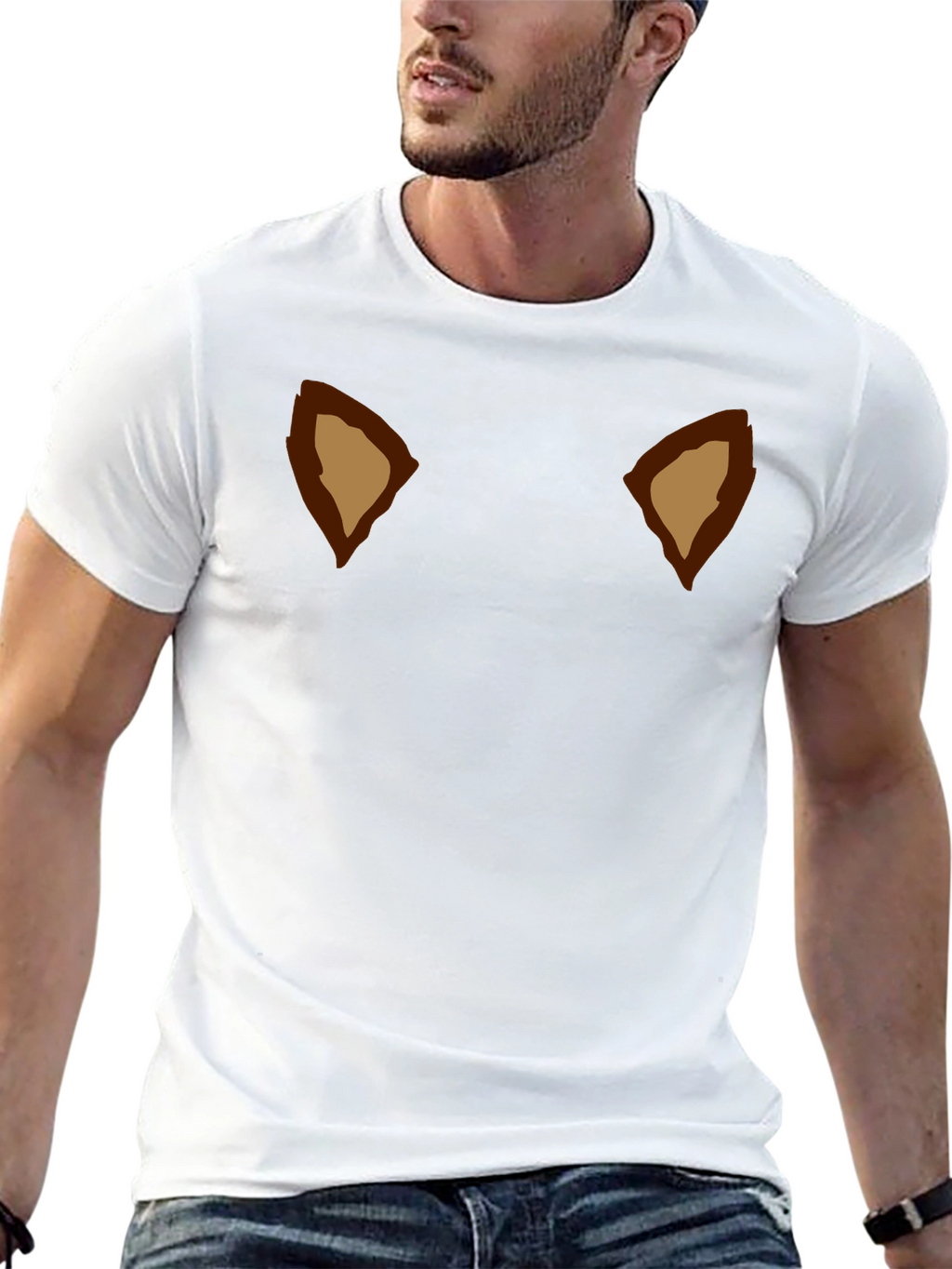 Bear Ears Graphic Black T-Shirt