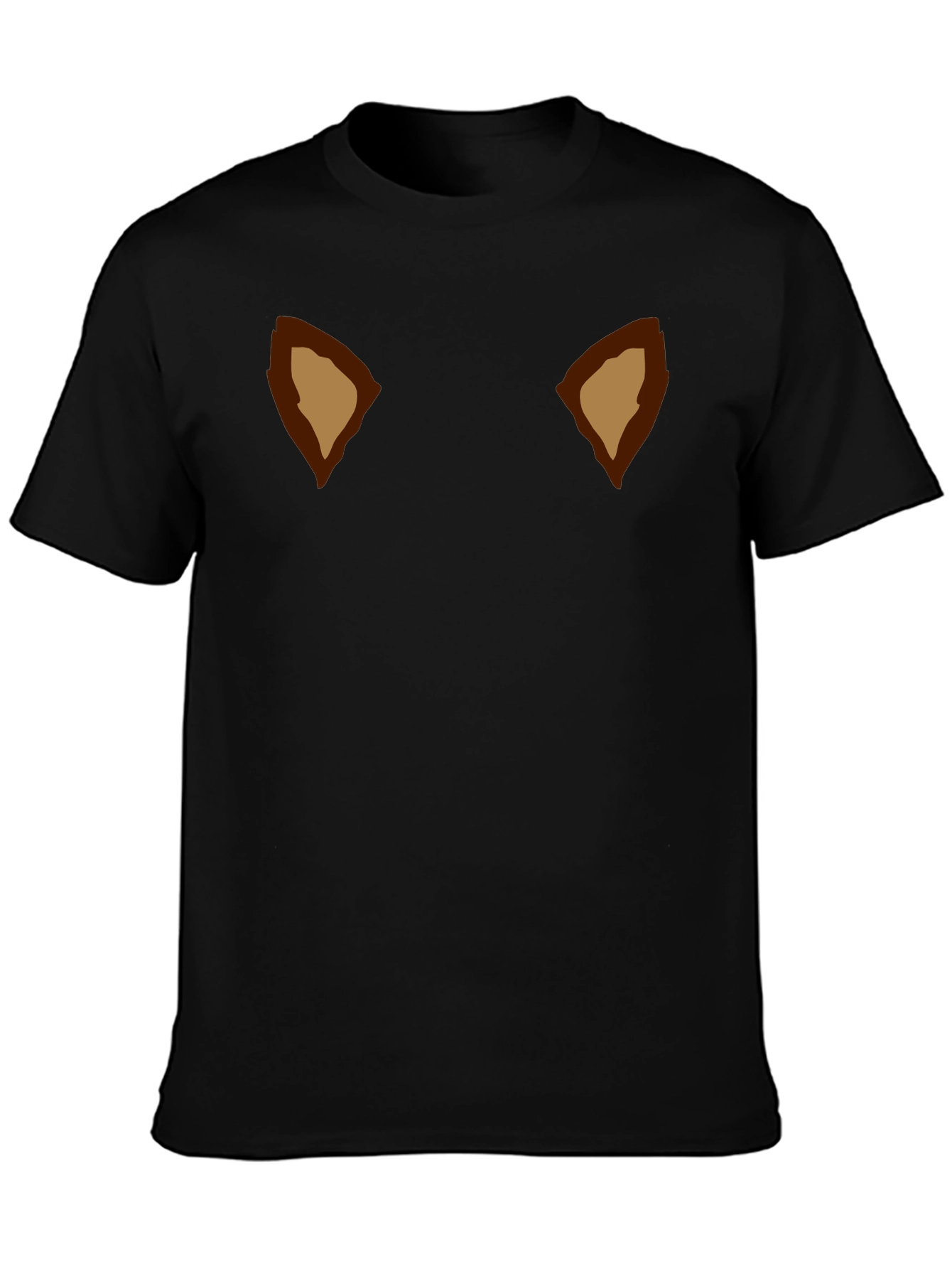 Bear Ears Graphic Black T-Shirt