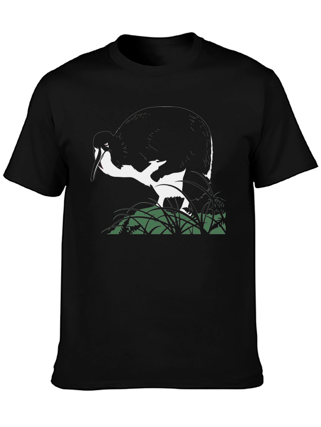 Black T-Shirt with Ibis Design