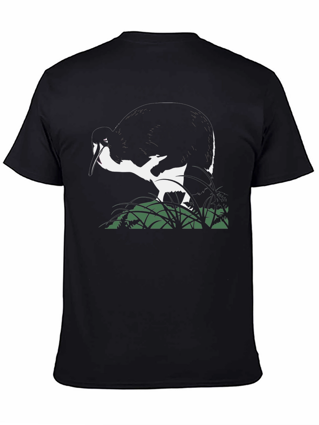 Black T-Shirt with Ibis Design