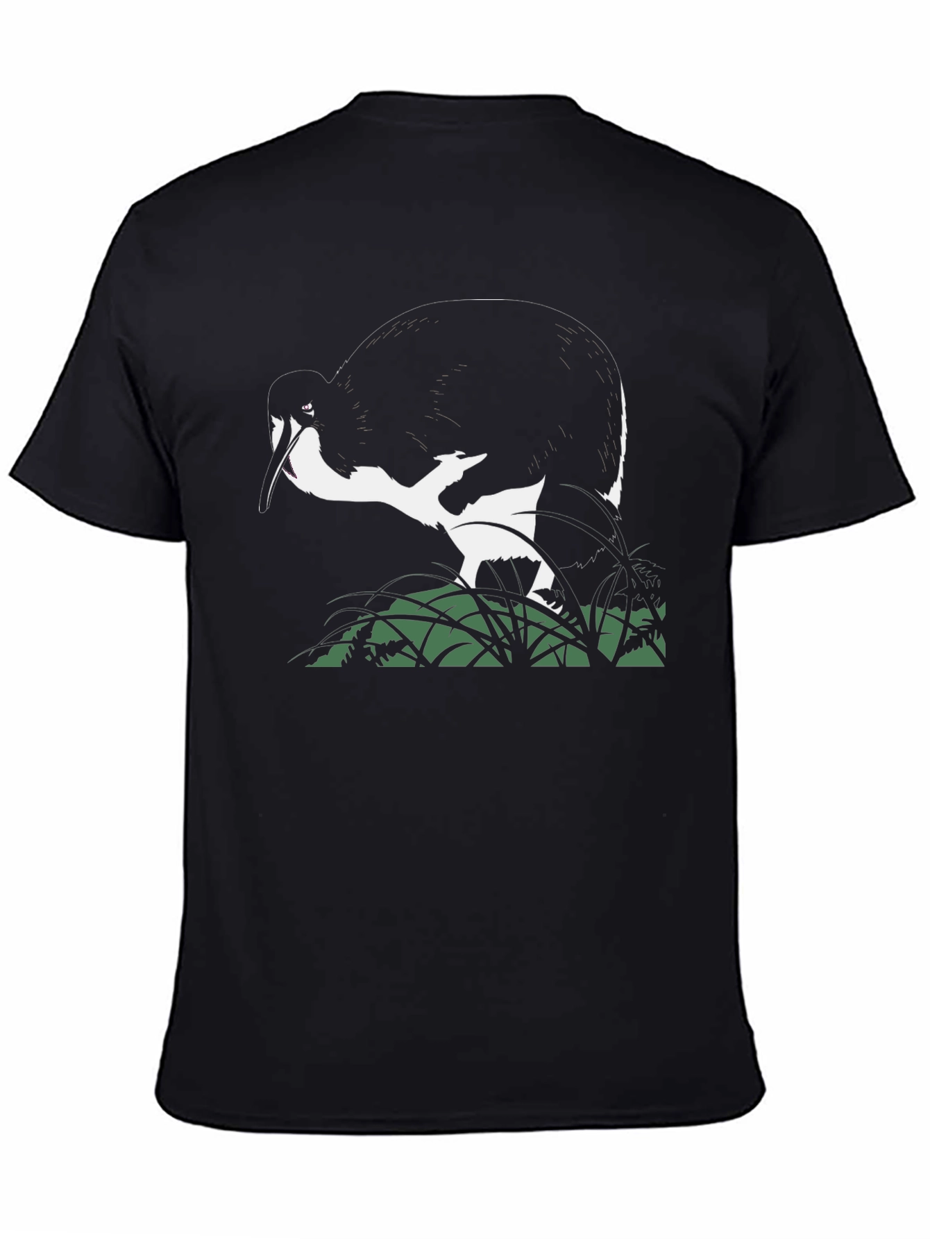 Black T-Shirt with Ibis Design