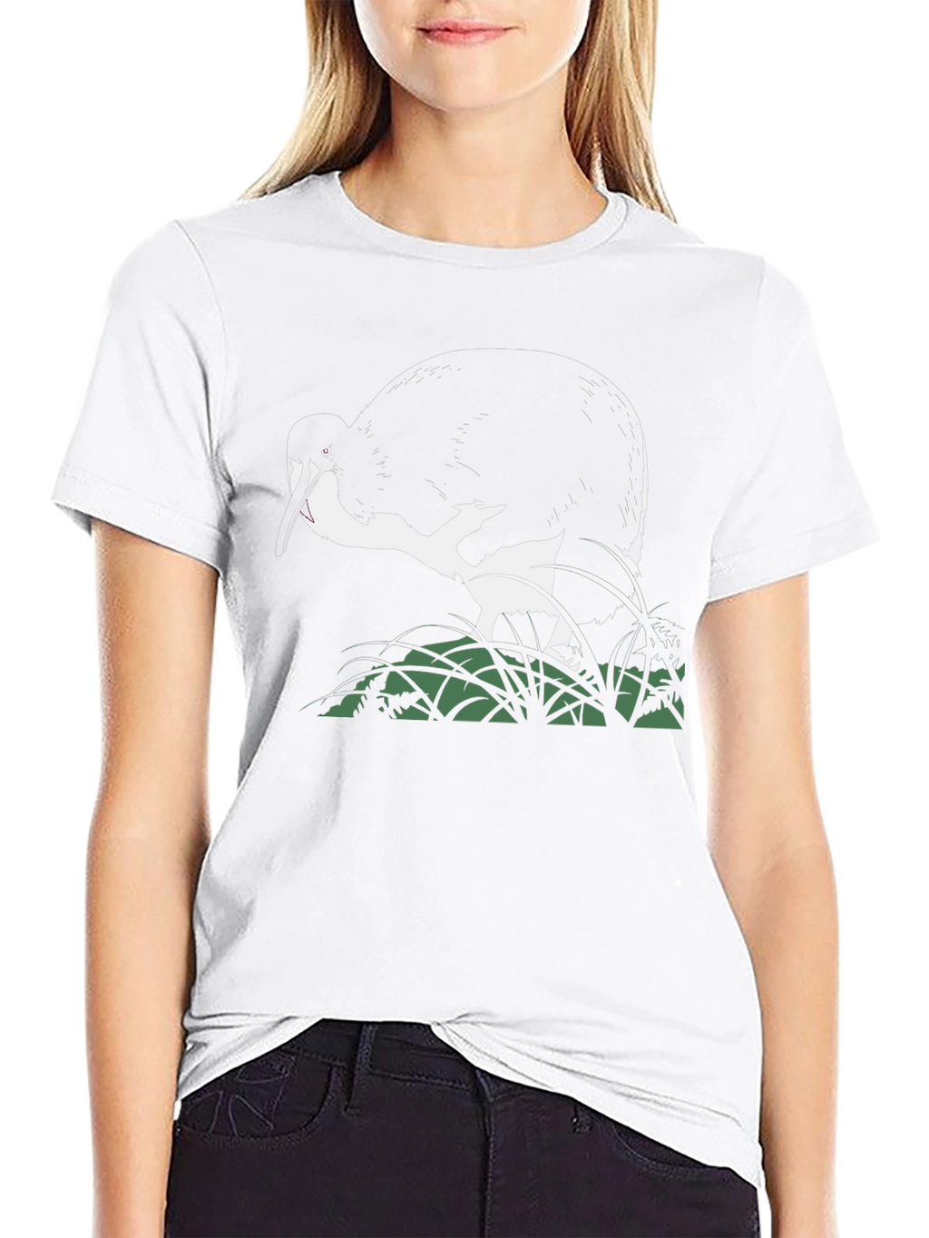 Black T-Shirt with Ibis Design