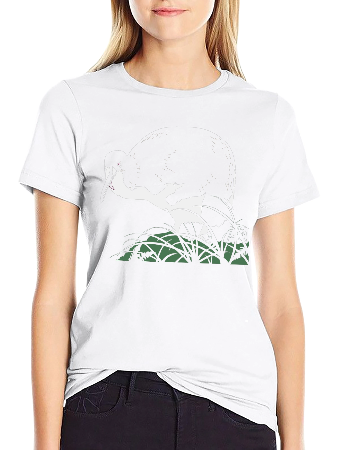 Black T-Shirt with Ibis Design
