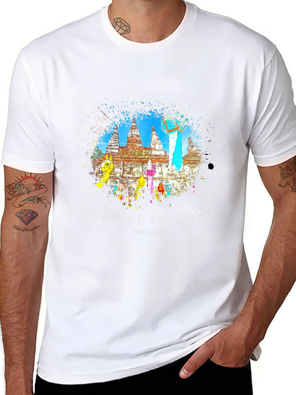Siamese Festival Thailand Graphic Tee