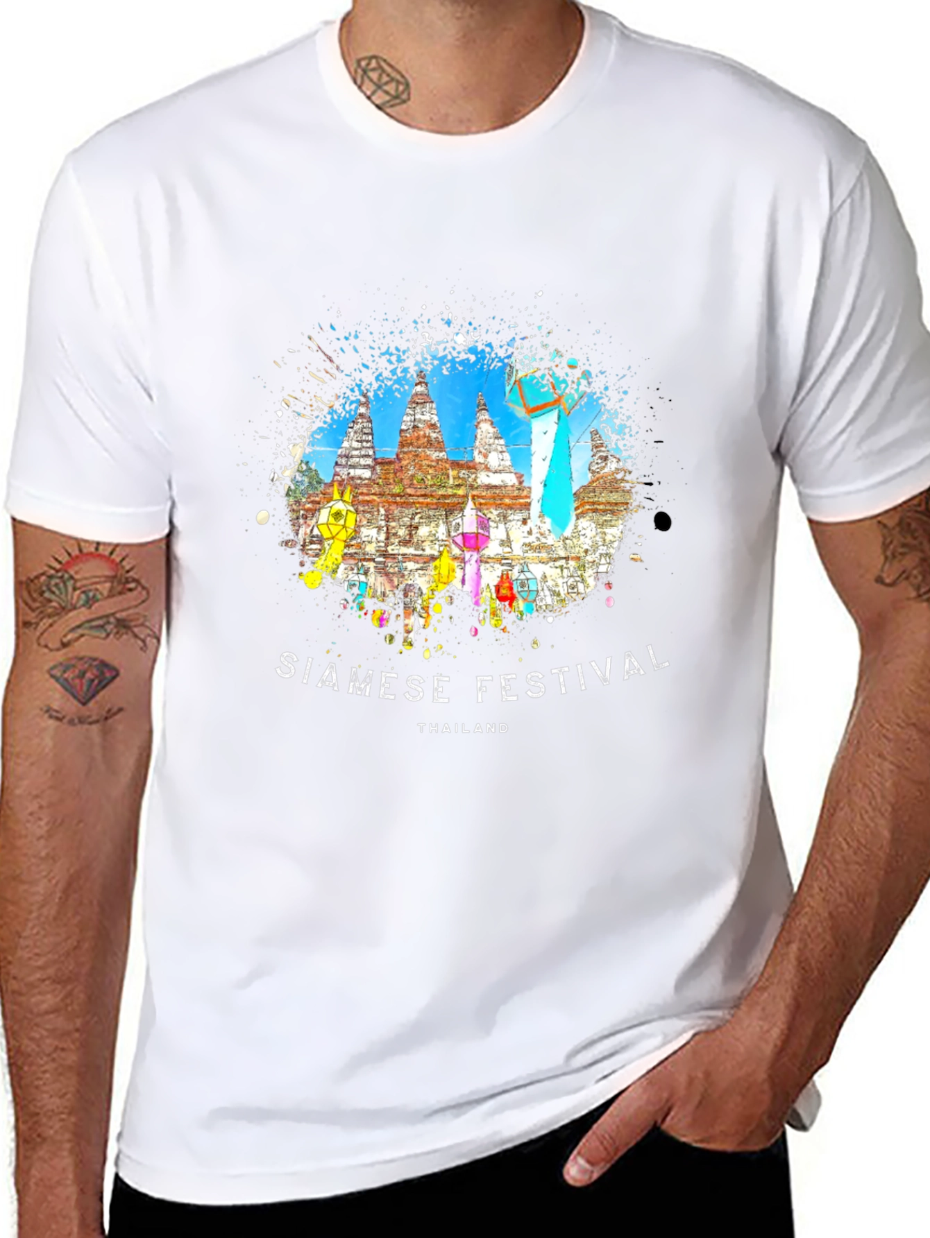 Siamese Festival Thailand Graphic Tee