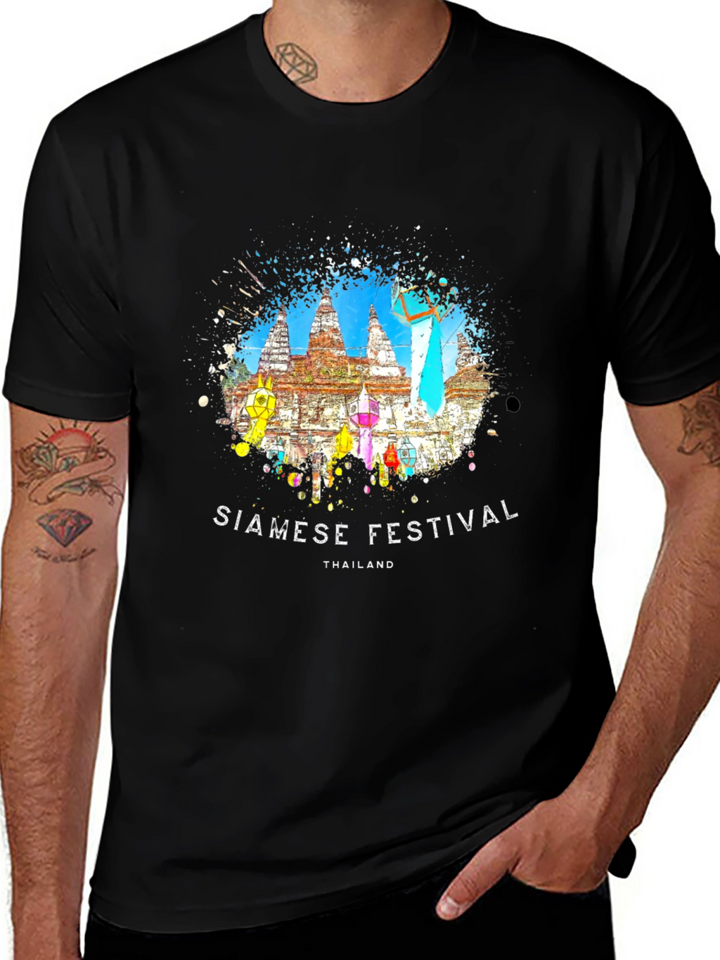 Siamese Festival Thailand Graphic Tee
