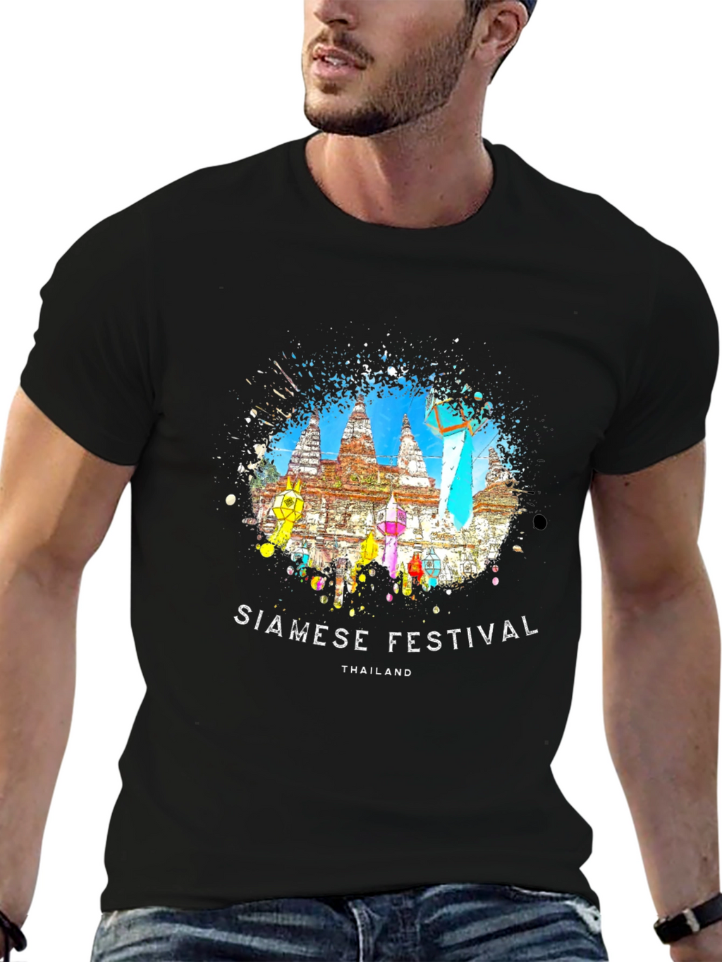 Siamese Festival Thailand Graphic Tee