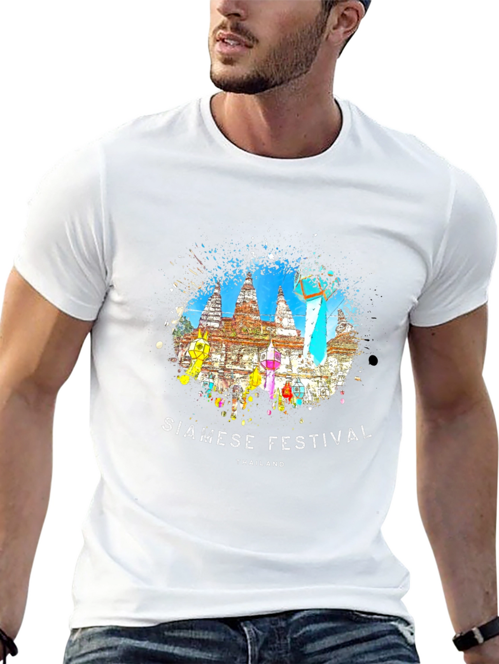 Siamese Festival Thailand Graphic Tee