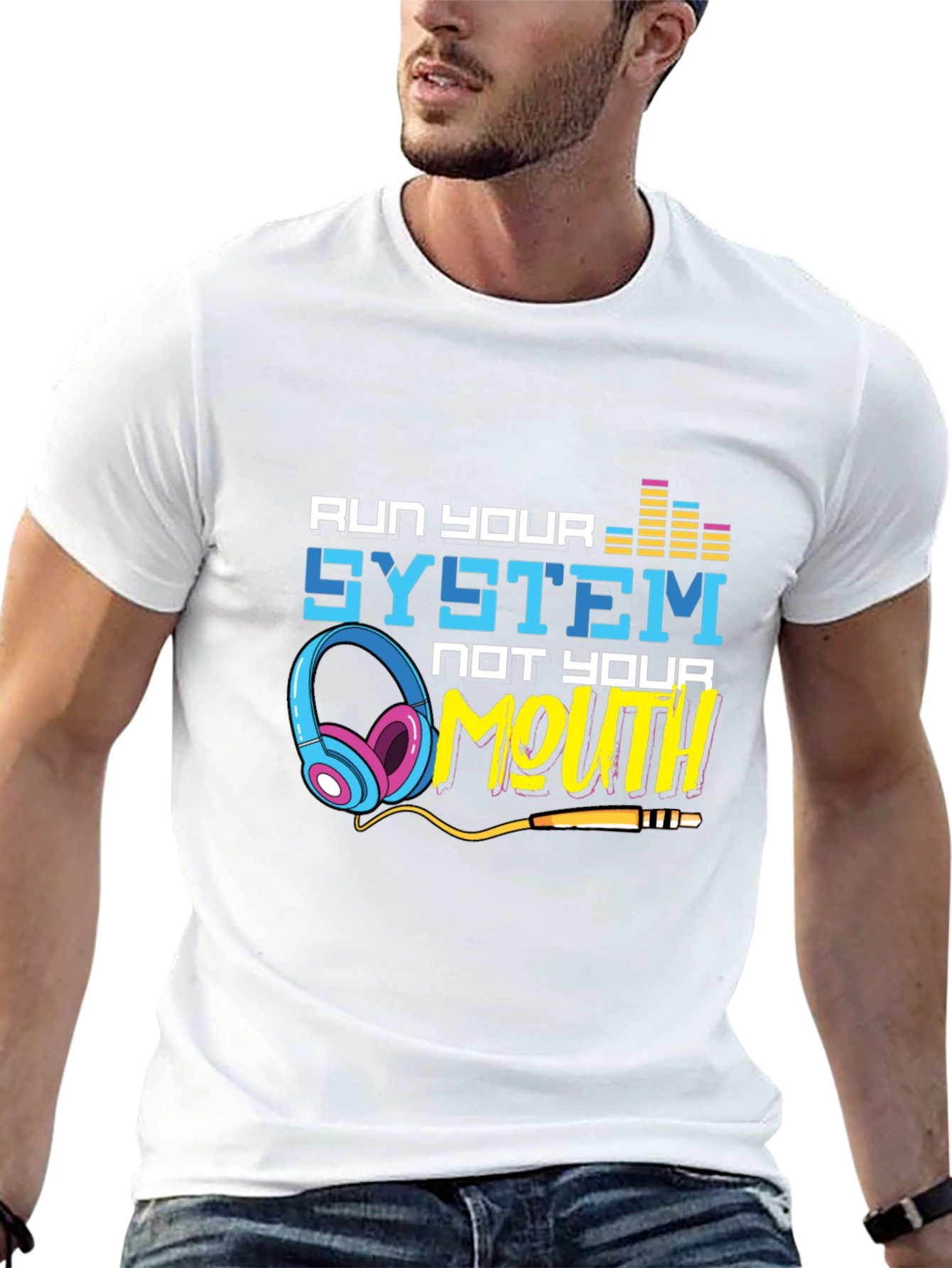 Run Your System Not Your Mouth Graphic Tee