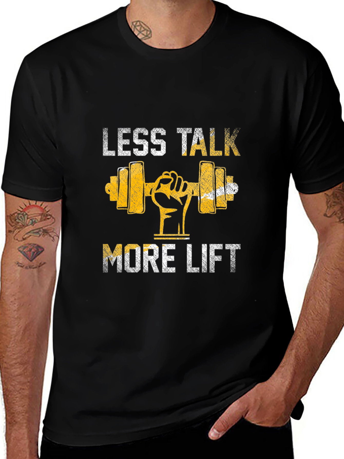 Less Talk More Lift Graphic Tee