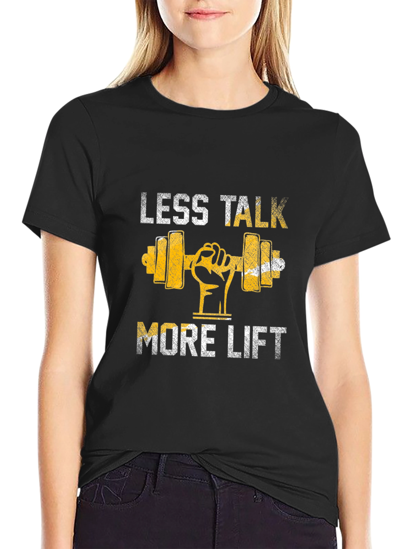 Less Talk More Lift Graphic Tee