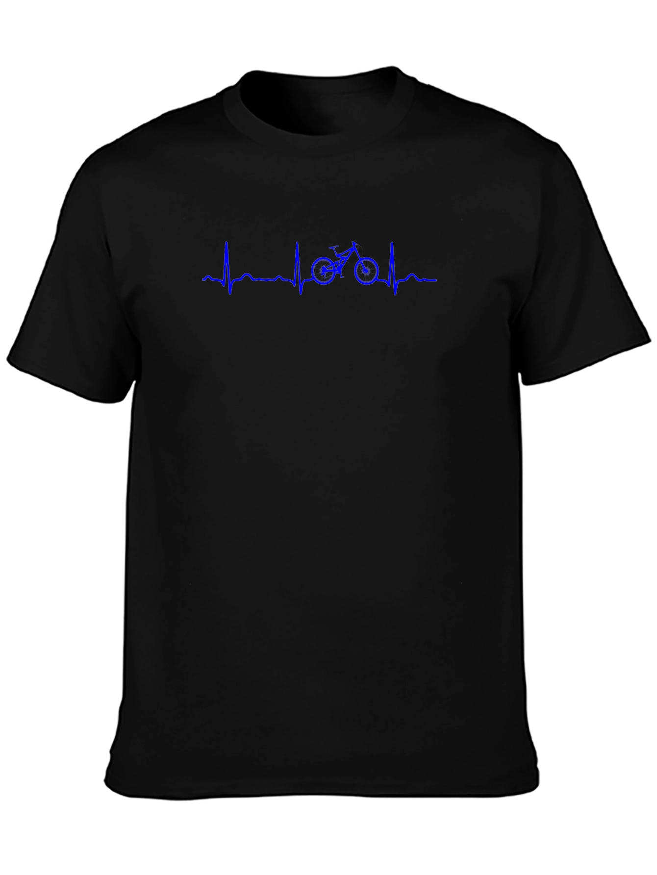 Bike Heartbeat T-Shirt - Cycling Life Line Tee