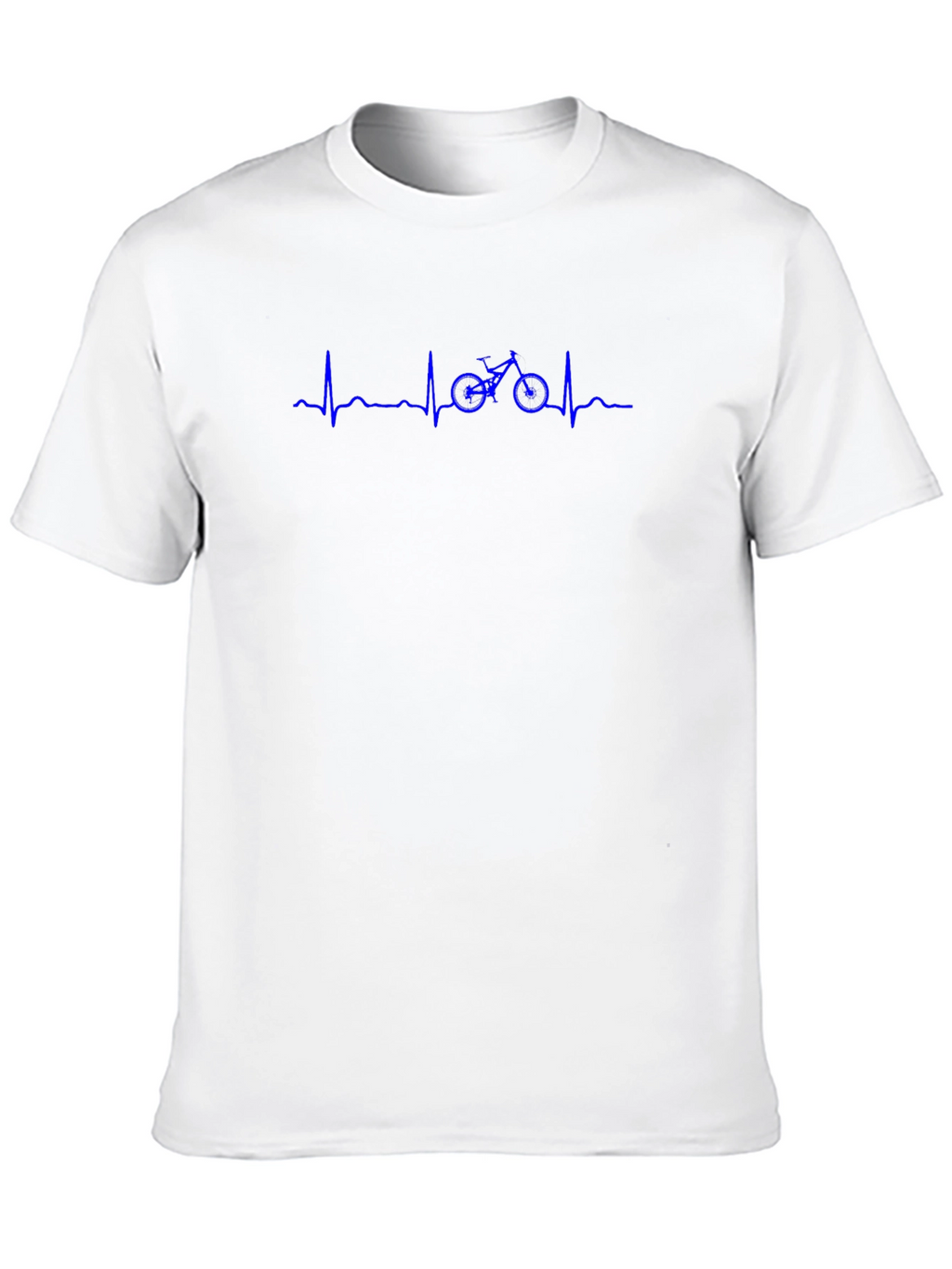 Bike Heartbeat T-Shirt - Cycling Life Line Tee