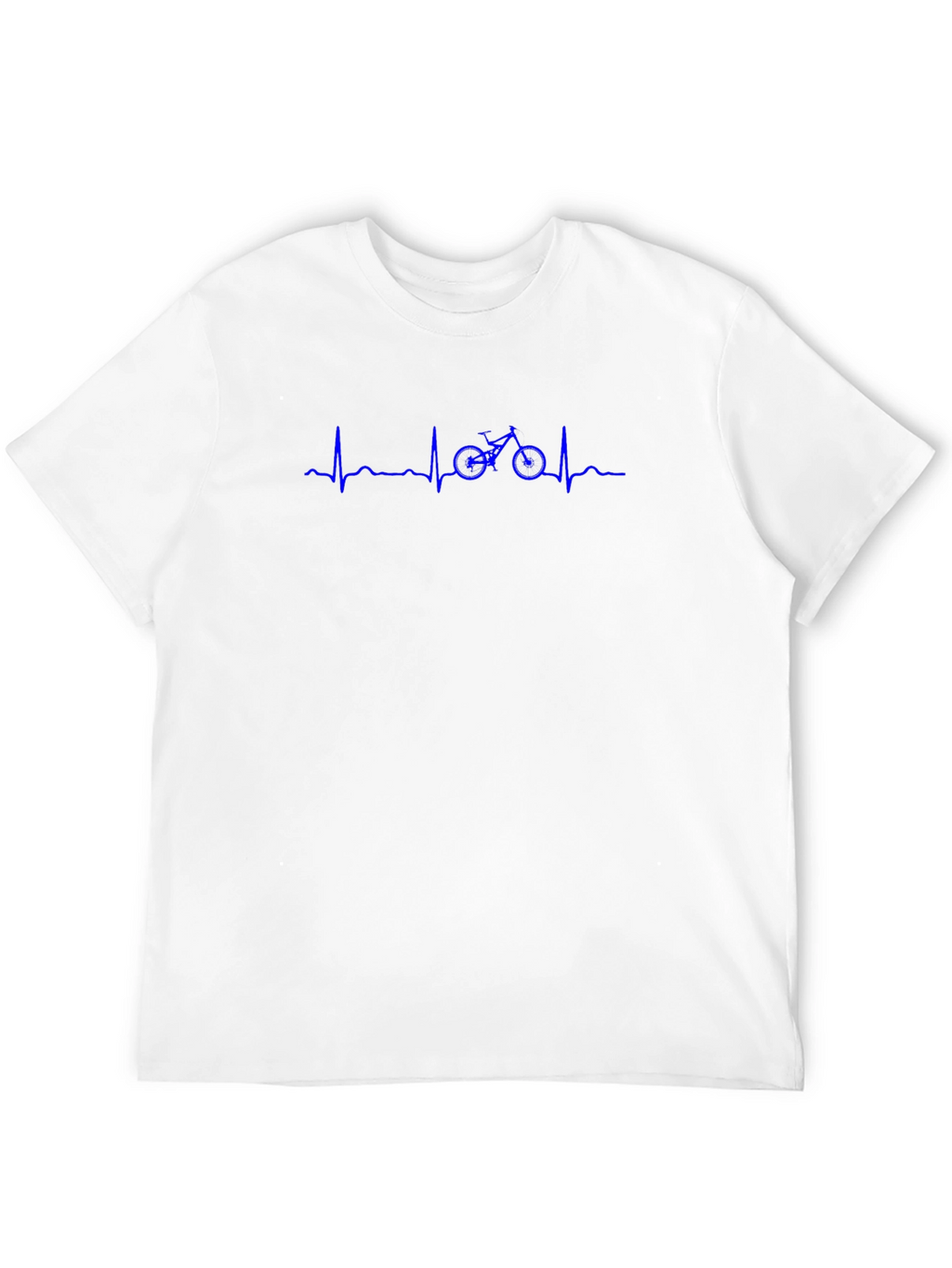 Bike Heartbeat T-Shirt - Cycling Life Line Tee