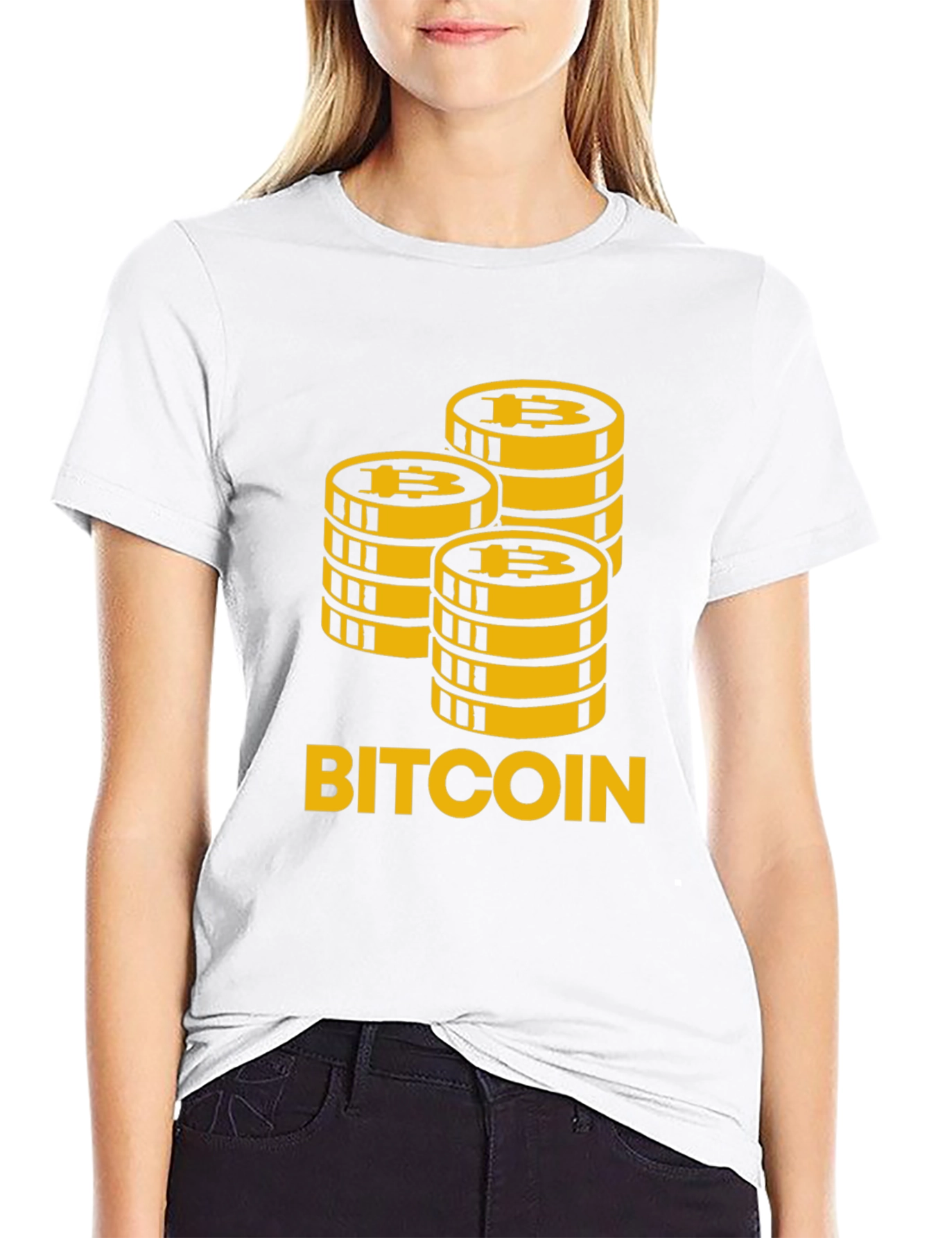 Bitcoin Stacks Graphic T-Shirt