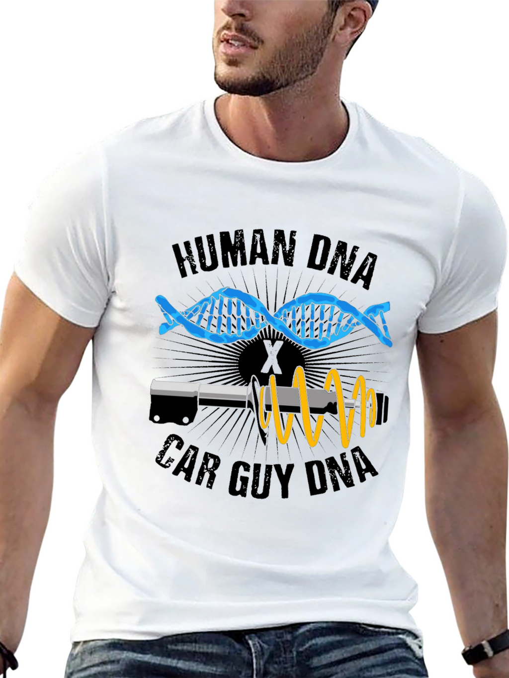 Car Guy DNA T-Shirt - Automotive Enthusiast Tee
